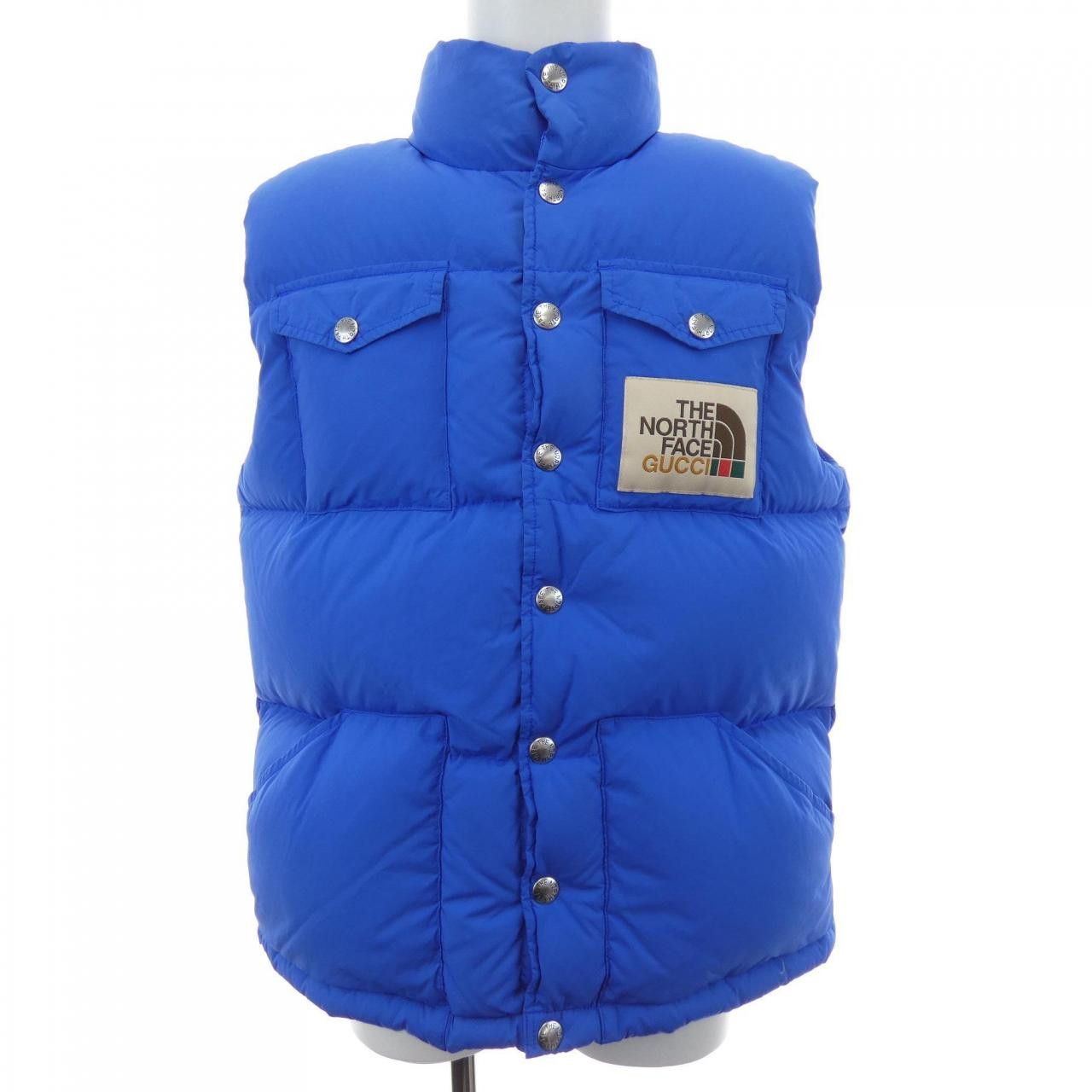 Gucci Gucci Gucci The North Face Down Vest Textile Outerwear 648864XLRBM DUTY FREE for USA Size ONE SIZE - 1 Thumbnail