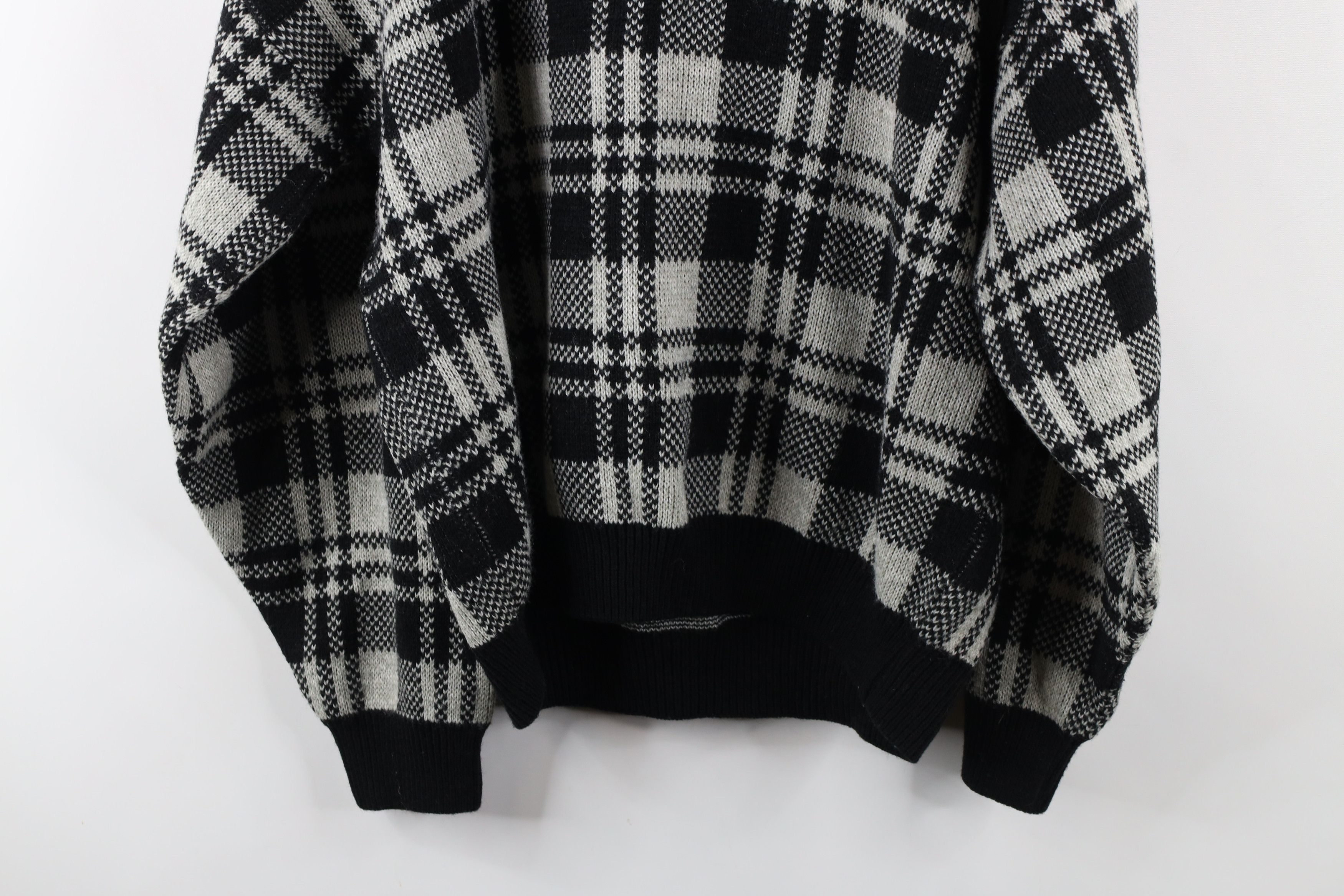 Vintage Vintage 90s Streetwear Nature Duck Crewneck Sweater Plaid Size US XL / EU 56 / 4 - 9 Thumbnail
