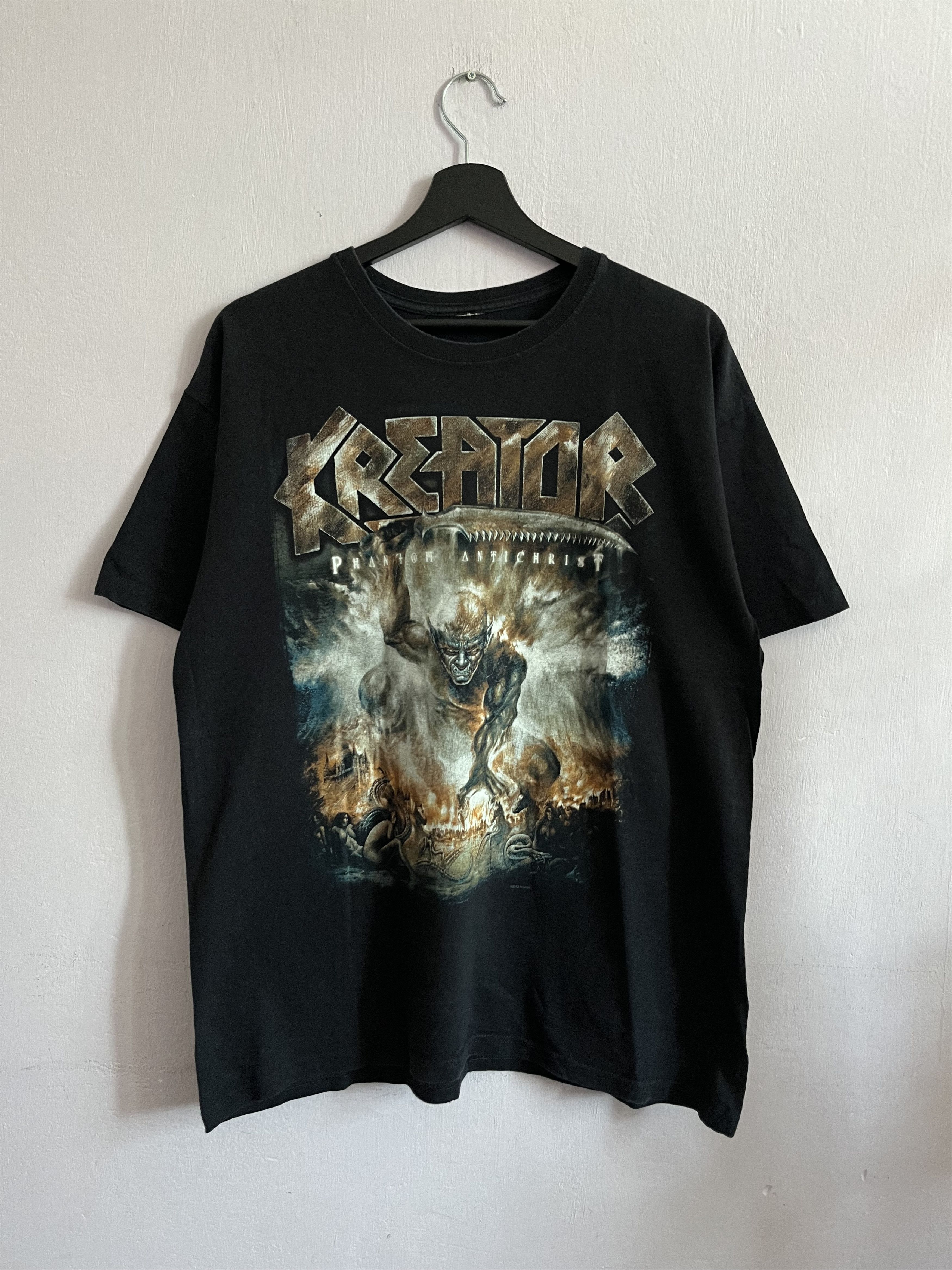 Band Tees Kreator Phantom Antichrist Shirt 2012 Rare Thrash Metal Tee Size US L / EU 52-54 / 3 - 1 Thumbnail