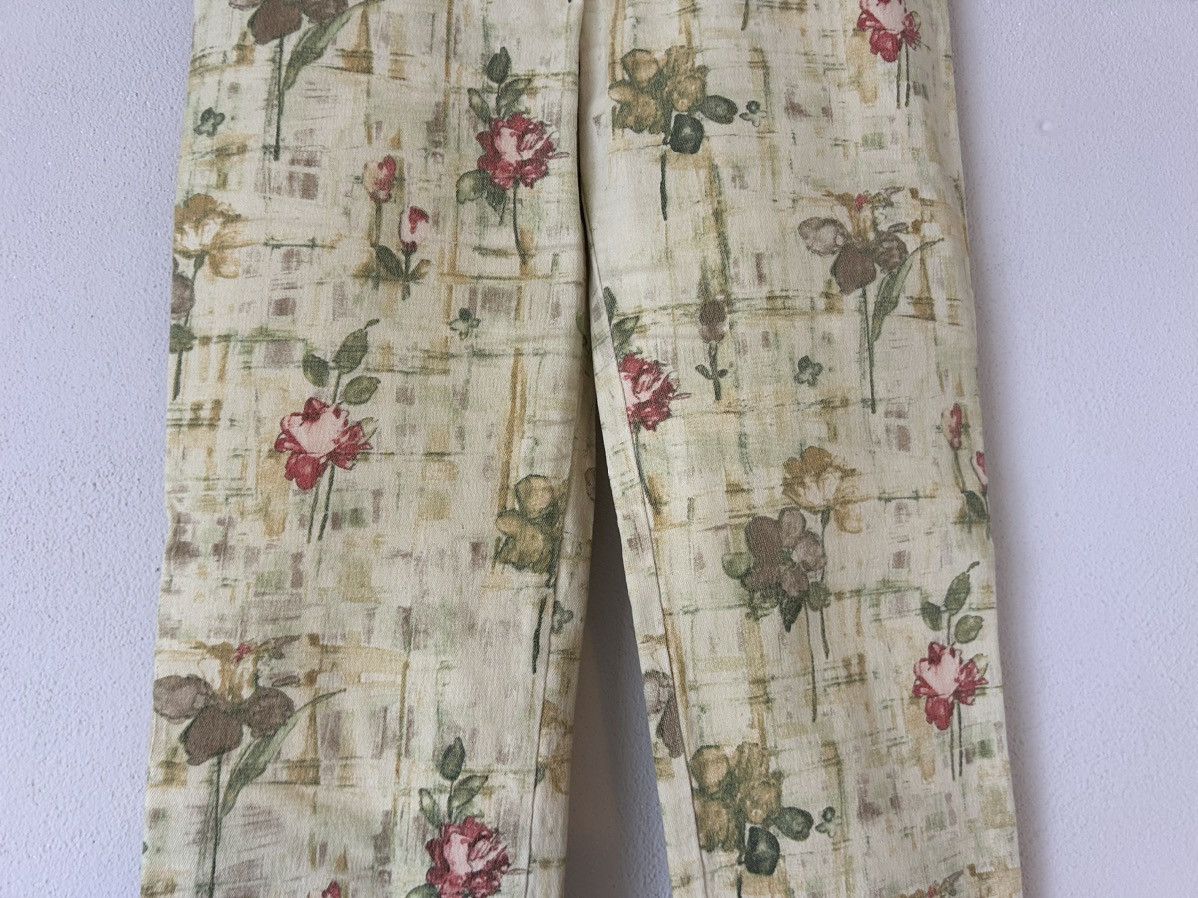 Roberto Cavalli Vintage Floral Print Cavalli Jeans - Size 27 Size 27" / US 4 / IT 40 - 3 Thumbnail