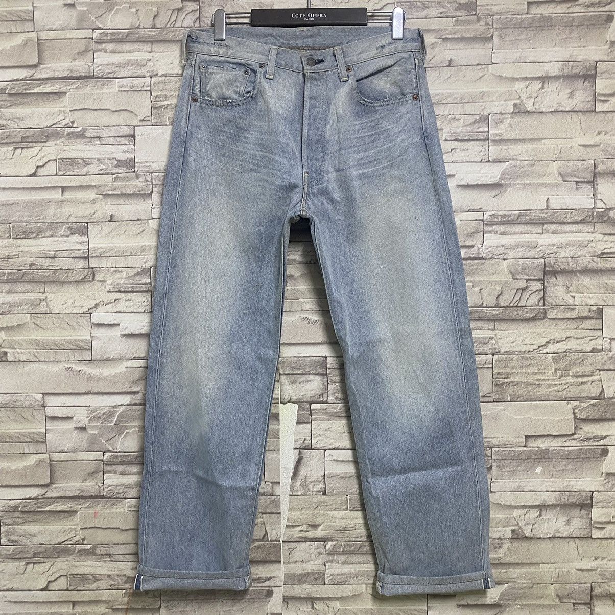 Levi's Vintage Levis 501 Big E Denim Selvedge Jeans Over Washed Size US 32 / EU 48 - 24 Thumbnail