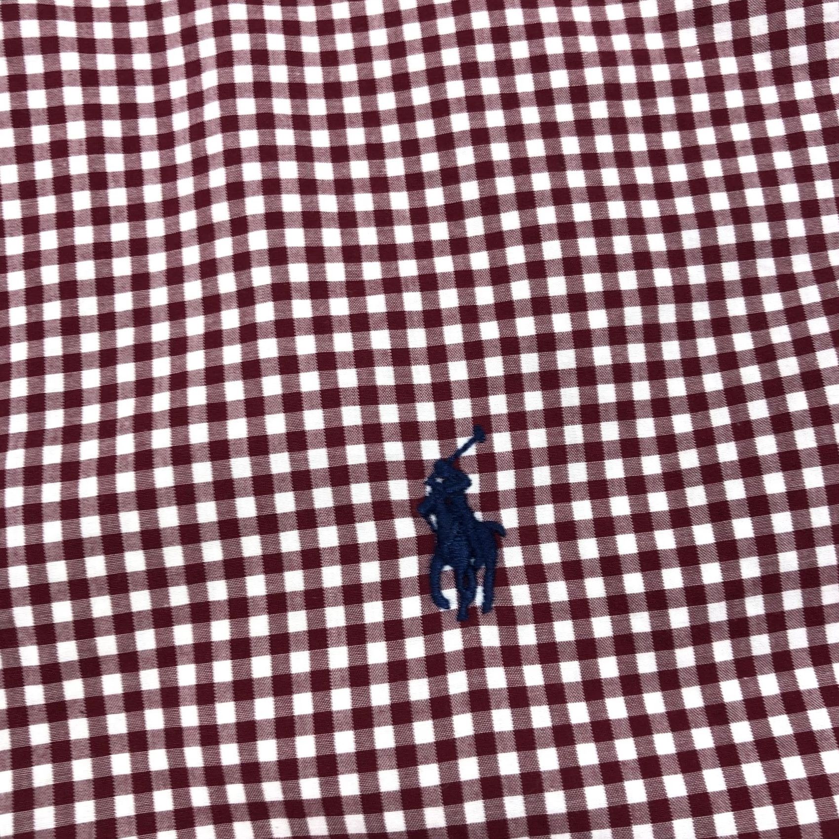 Ralph Lauren Ralph Lauren Shirt Mens 3XB Big & Tall Red White Gingham Check Cotton Stretch Button-Up Collared Long Sleeve Casual Business Travel Size US XXL / EU 58 / 5 - 4 Thumbnail