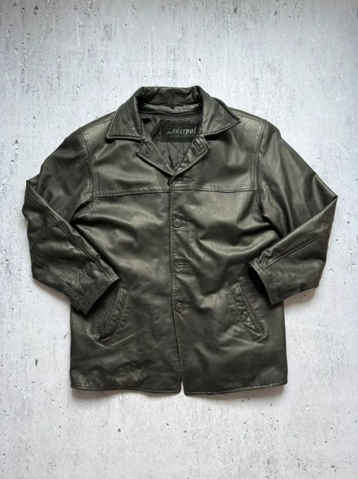 Other Lederpol Leather Jacket Coat Black Natural Leather 90s Men's Size US M / EU 48-50 / 2 - 1 Thumbnail