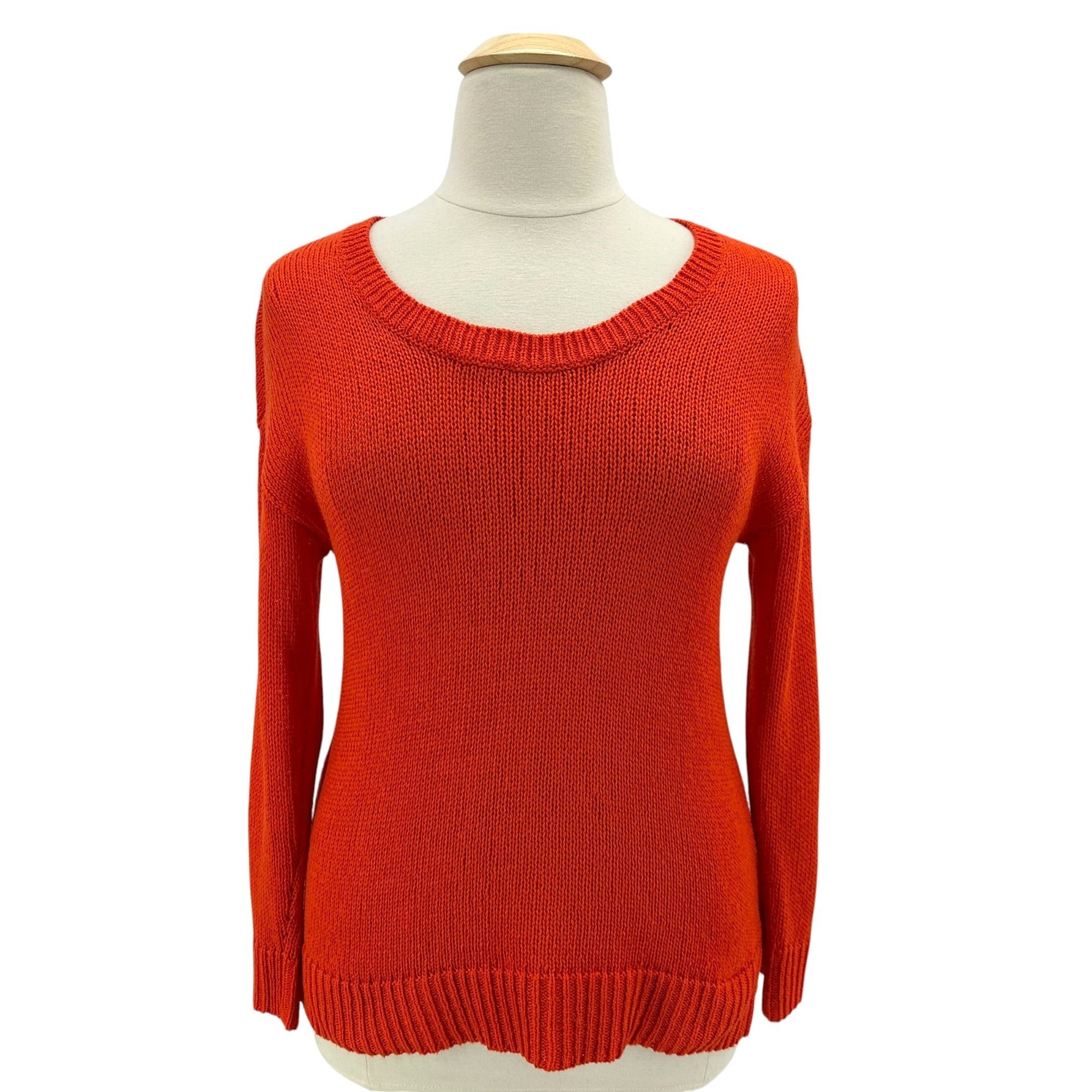 Lauren Ralph Lauren Lauren Ralph Lauren Womens XL Sweater Open Knit Orange Size XL / US 12-14 / IT 48-50 - 1 Thumbnail