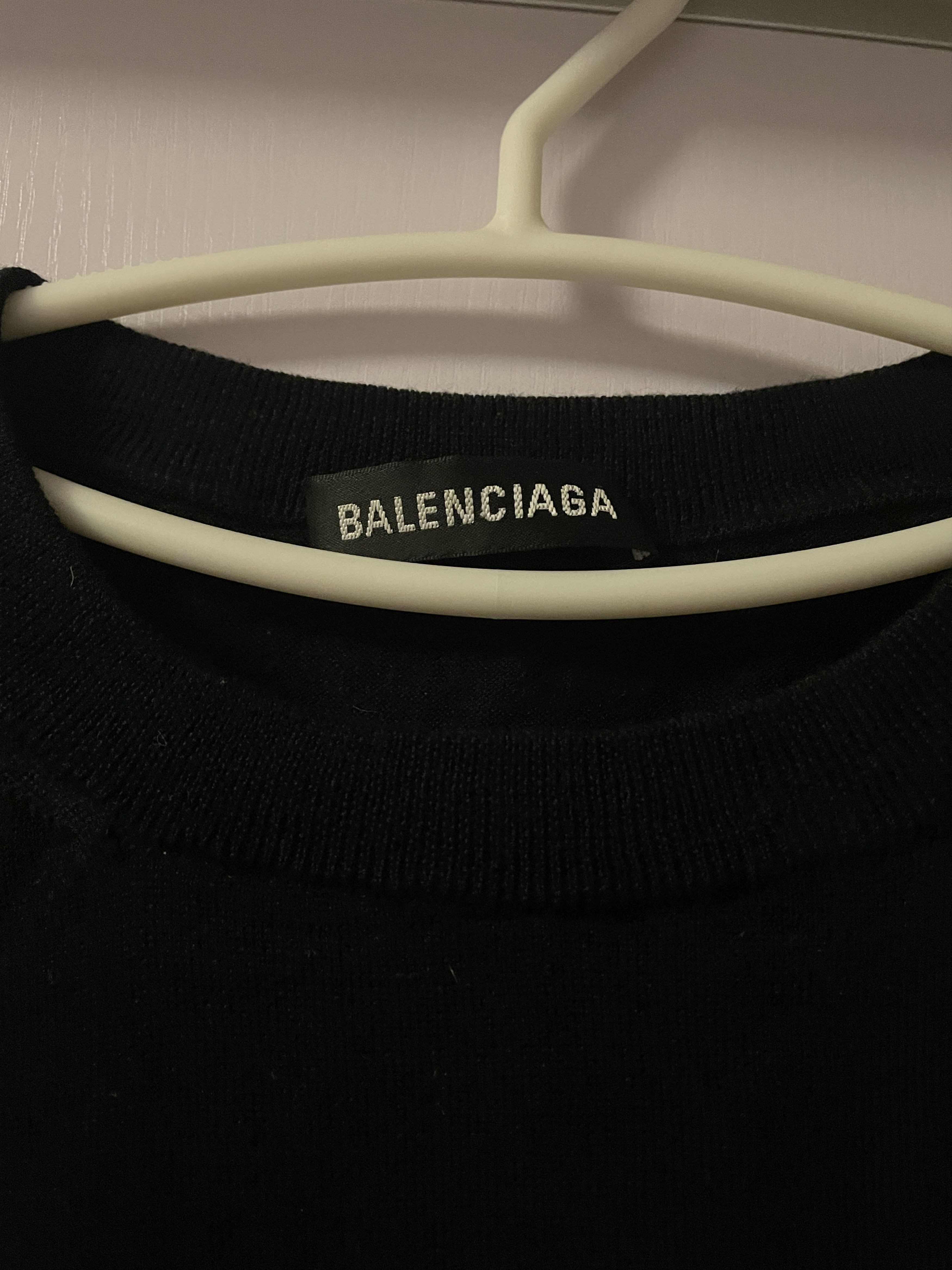 Balenciaga Balenciaga wool sweater knitwear sweatshirt size L unisex Size US L / EU 52-54 / 3 - 4 Thumbnail