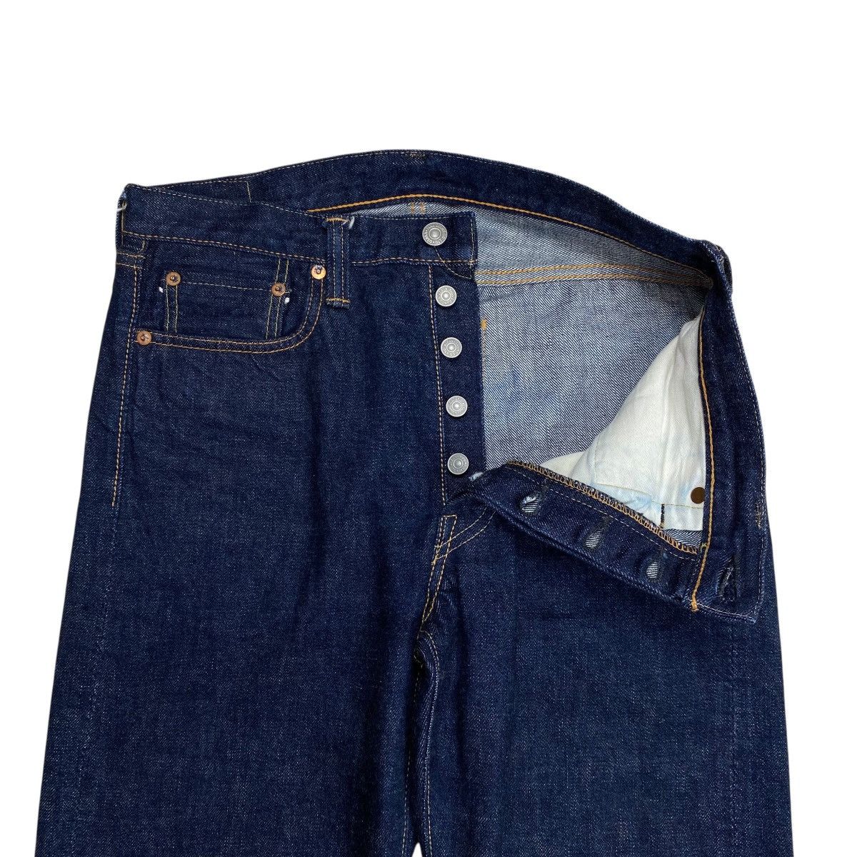 Full Count & Co. Fullcount Lot 1108 Slim Straight Selvedge Denim Pants Size US 31 - 4 Thumbnail