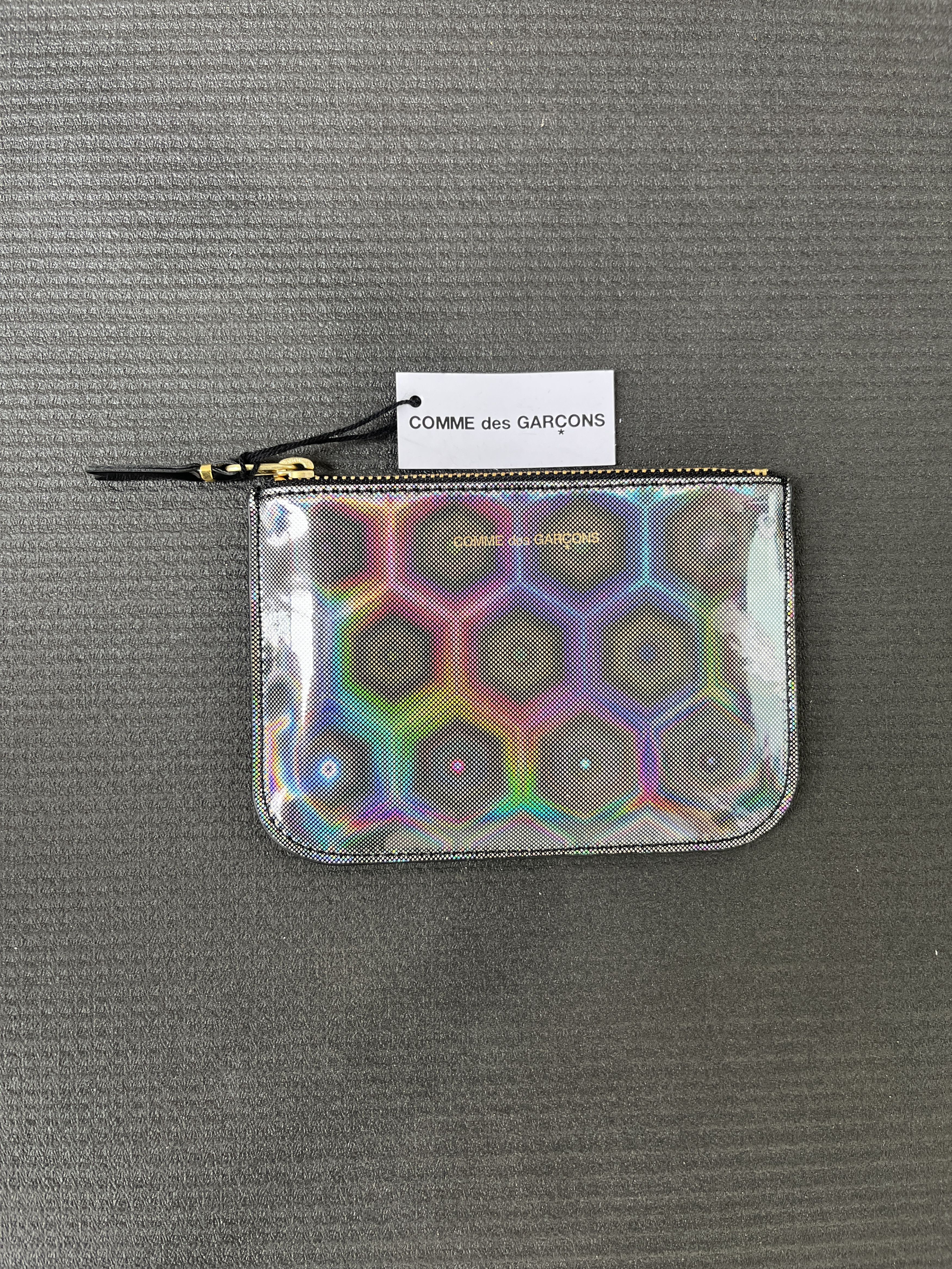 Comme des Garcons Comme des Garcons Zip Pouch Wallet Silver Rainbow Size ONE SIZE - 1 Thumbnail