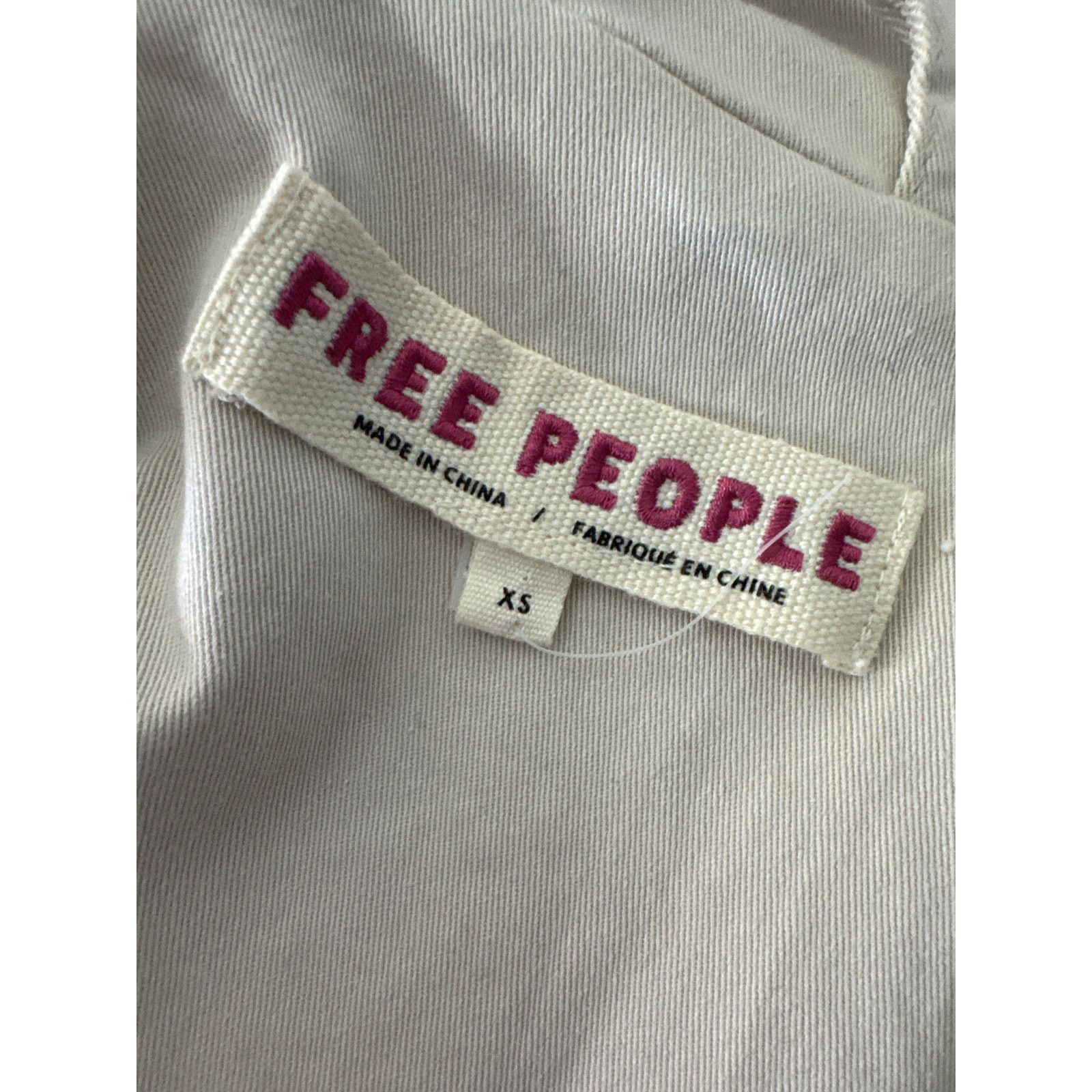 Free People FREE PEOPLE Ruffled Button-Front Draped Romance Jacket Size XS / US 0-2 / IT 36-38 - 6 Thumbnail