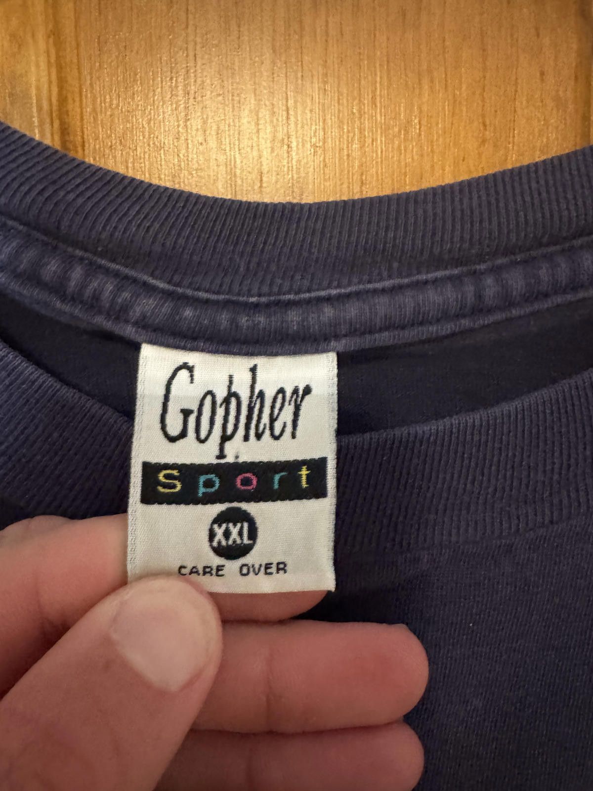 Other Vintage Gopher Sport XXL Navy Blue Lake Wawasee T-Shirt Size ONE SIZE - 3 Thumbnail