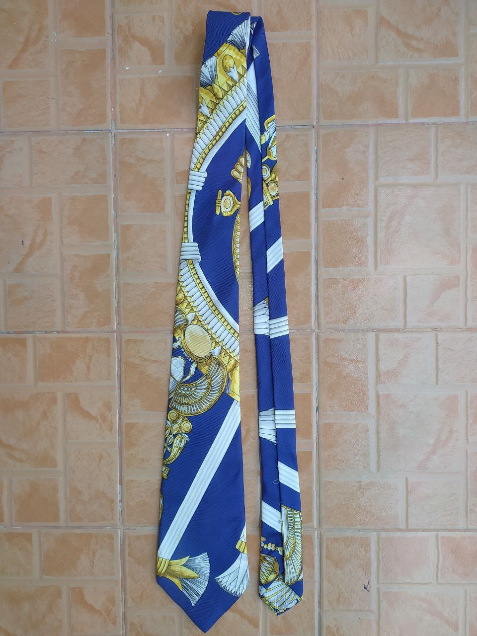 Hermes HERMES SILK EGYPT SCARAB TIE Size ONE SIZE - 1 Thumbnail