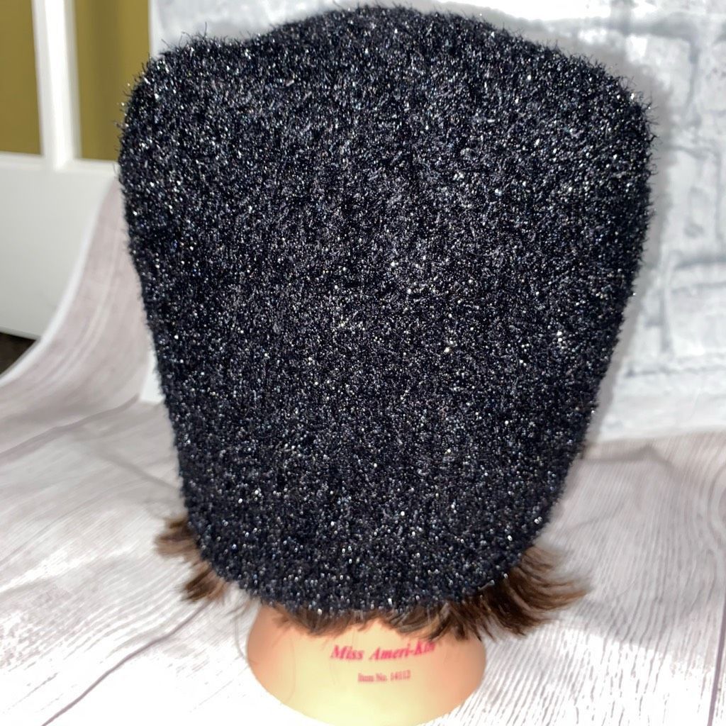 Other Casual corner winter beanie hat black shimmer one size Size ONE SIZE - 4 Thumbnail