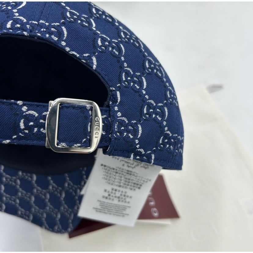 Gucci Men's Gucci, blue shadow GG adjustable baseball camp size m Size ONE SIZE - 10 Thumbnail