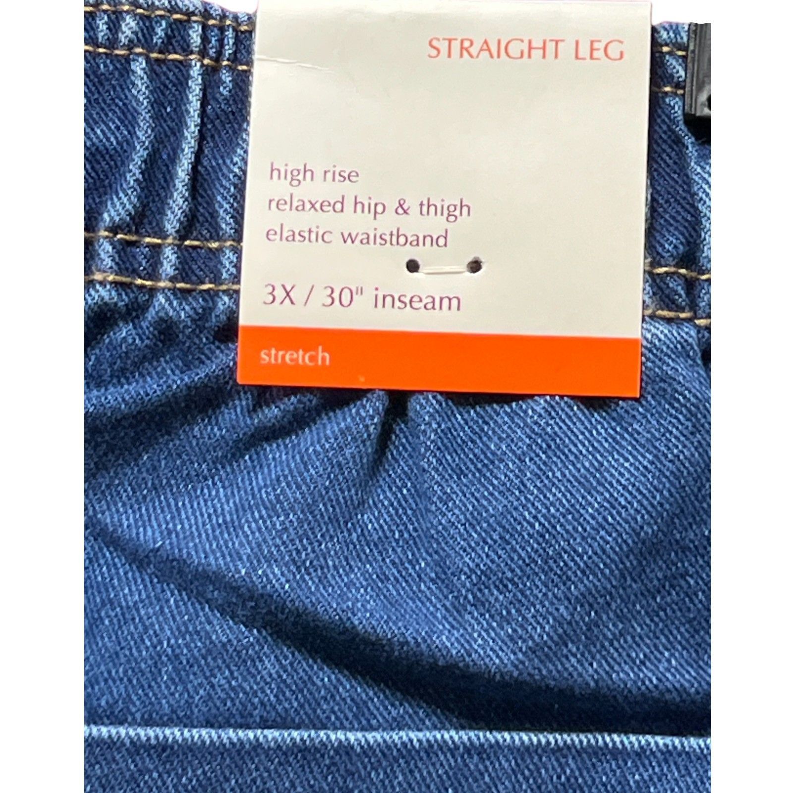 Other KnoxRose-Women's High-Rise Jeans Elastic Waistband Relaxed A Size 34" / US 12 / IT 48 - 9 Thumbnail