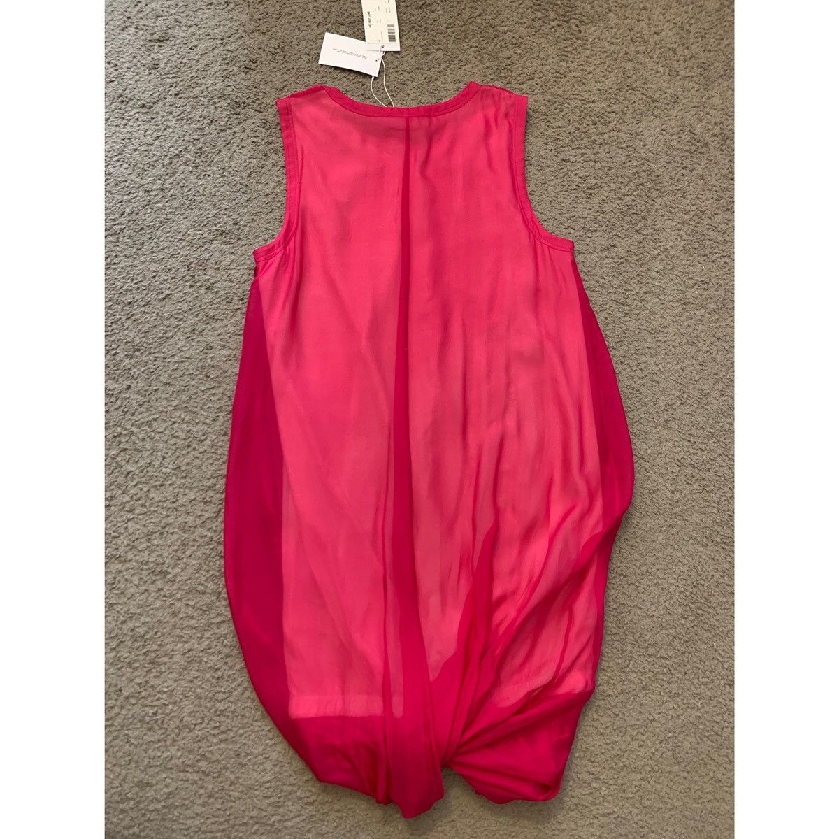 Helmut Lang HELMUT LANG PINK BUBBLE SILK DRESS Size M / US 6-8 / IT 42-44 - 4 Thumbnail