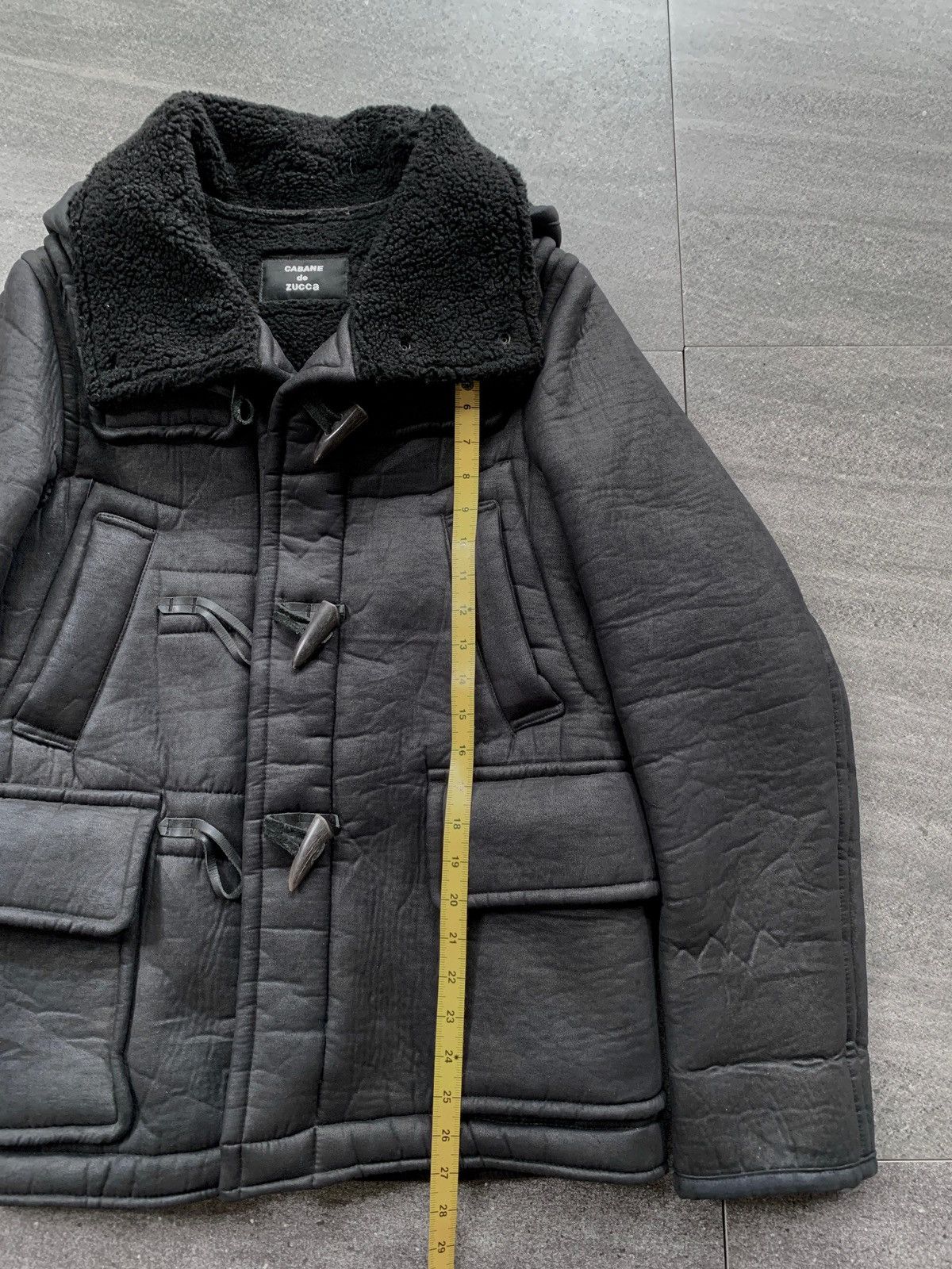 Issey Miyake FREE TAX! Cabane de Zucca PU Leather Sherpa Jacket Size US S / EU 44-46 / 1 - 14 Thumbnail