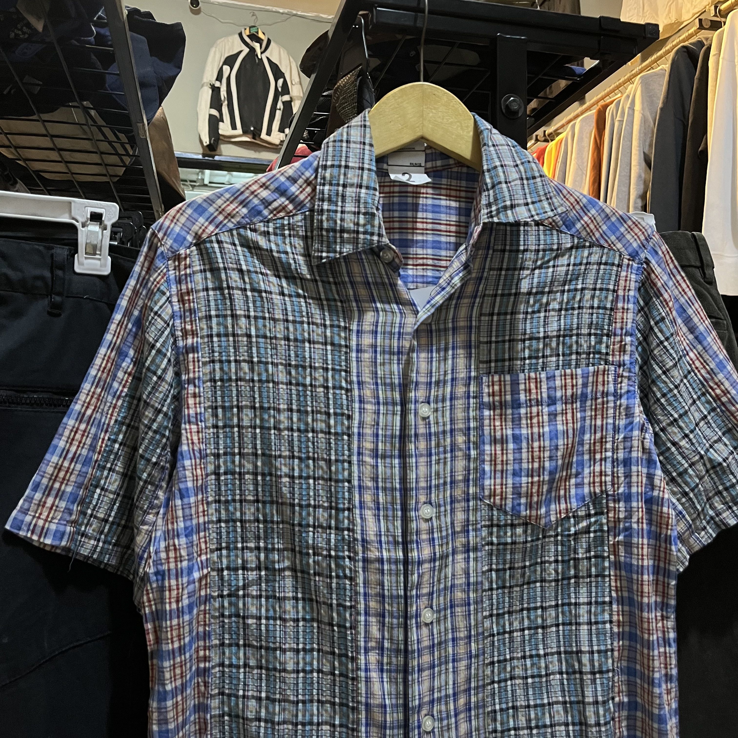 Issey Miyake × Japanese Brand × Vintage Popularazation short sleeve button shirt Size US S / EU 44-46 / 1 - 3 Thumbnail
