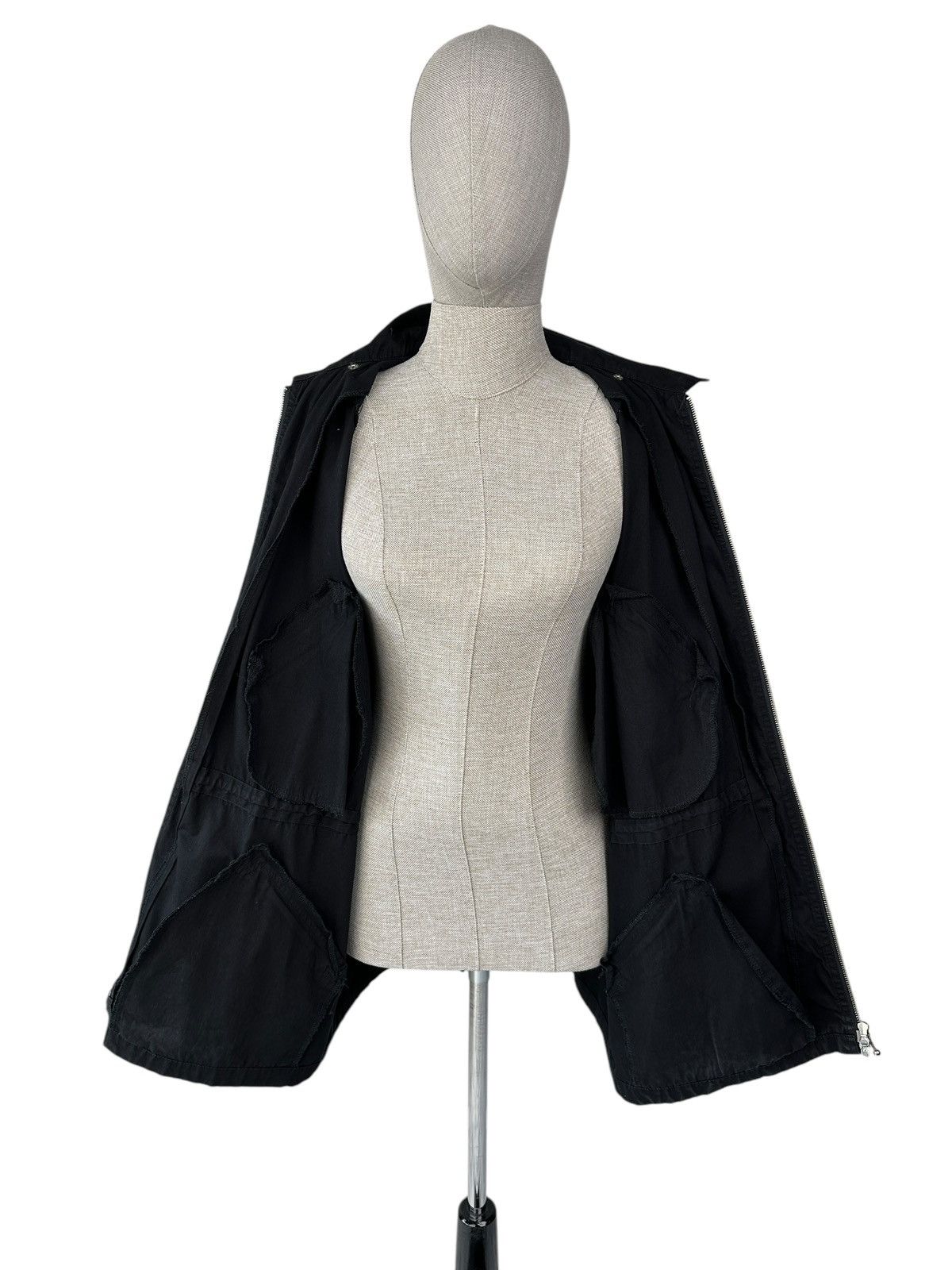 Gudrun Sjoden GUDRUN SJODEN Oversized Black Parka Jacket size M Size M / US 6-8 / IT 42-44 - 4 Thumbnail