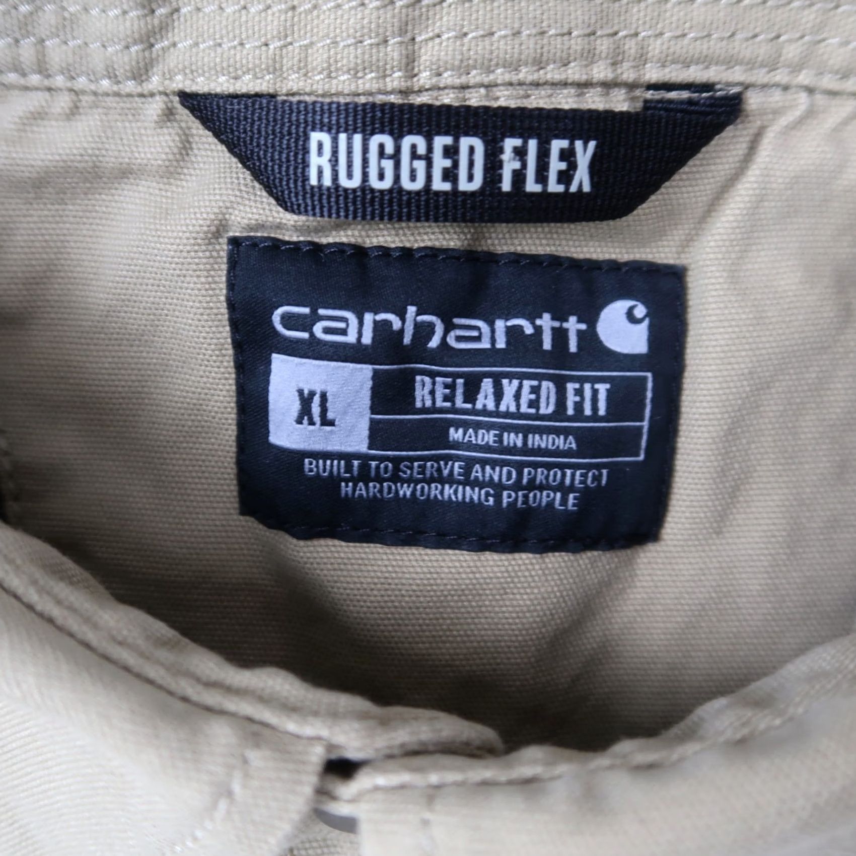 Carhartt Carhartt Jacket Shirt Lined Rugged Flex Fleece XL Khaki Shirt Jacket Mens XL Khaki Size US XL / EU 56 / 4 - 5 Thumbnail