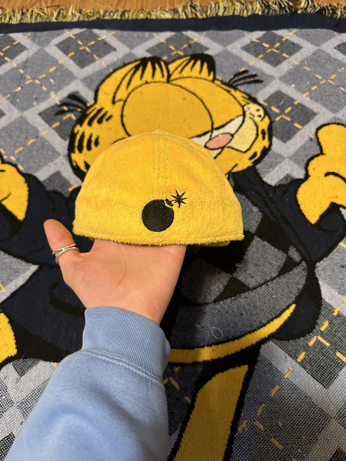Cartoon Network Vintage Y2K Garfield Fuzzy Hat Size ONE SIZE - 2 Thumbnail