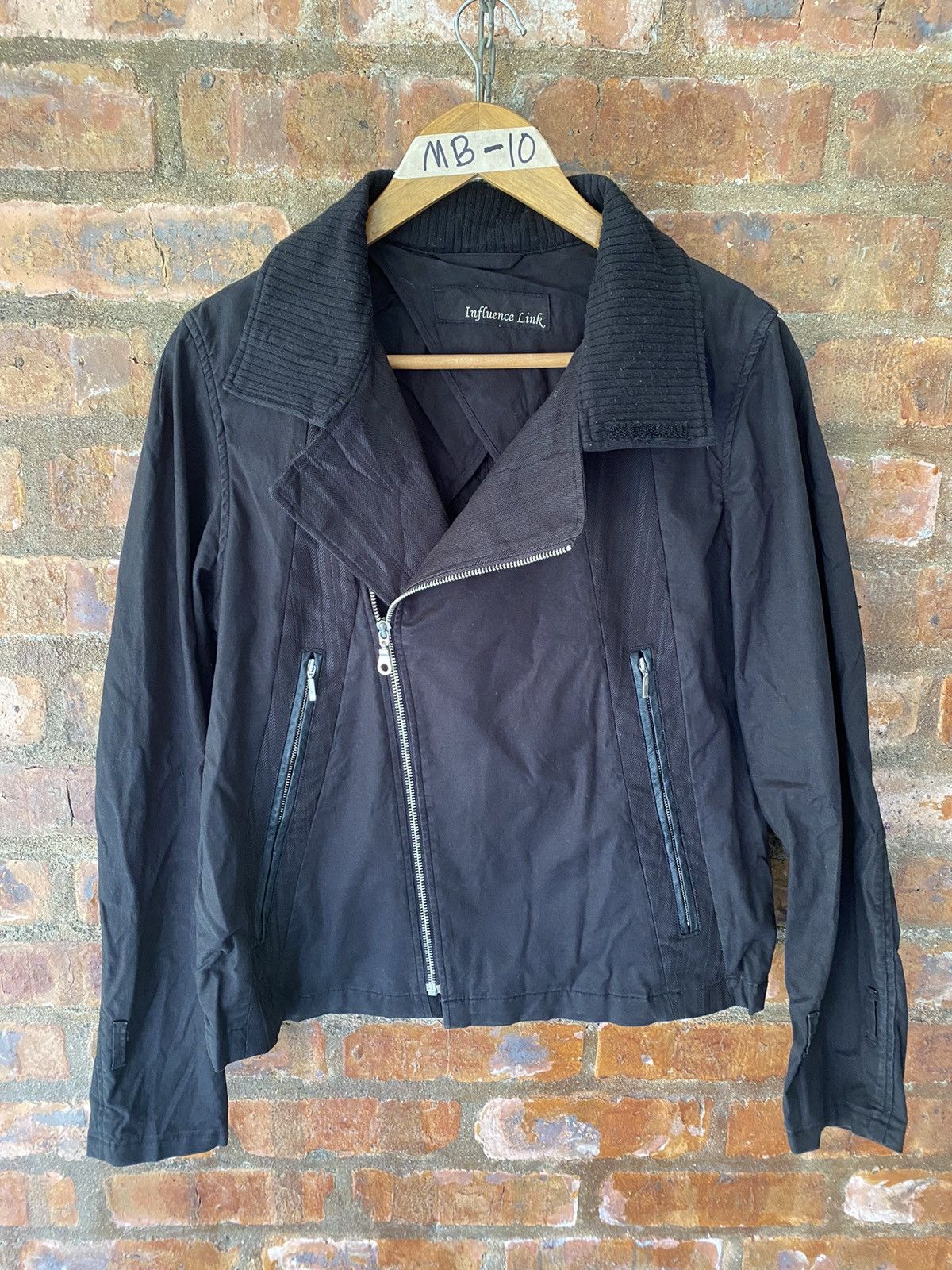 Beams Plus × Needles 2000s Beams Influence Link Leather trim texture jacket Size US S / EU 44-46 / 1 - 10 Thumbnail