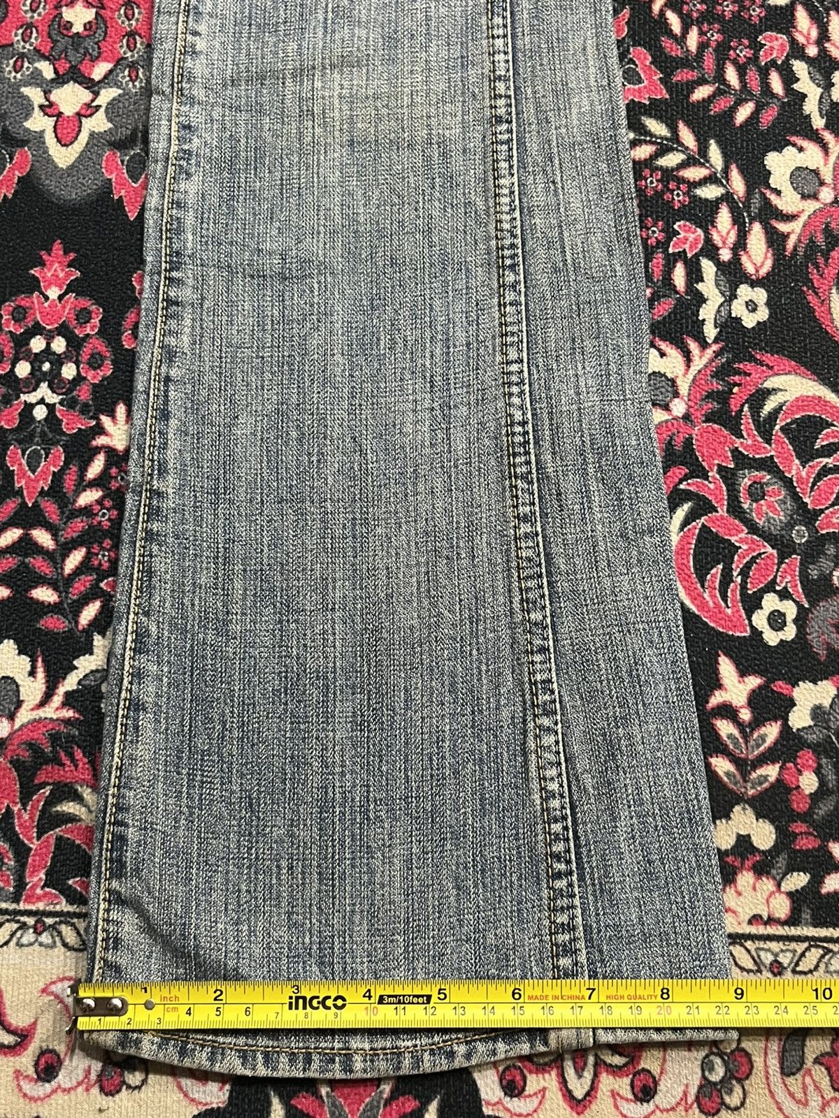 Japanese Brand Vintage Japanese Brand Brappers Grey Washed Flare Jeans Size 28" / US 6 / IT 42 - 14 Thumbnail
