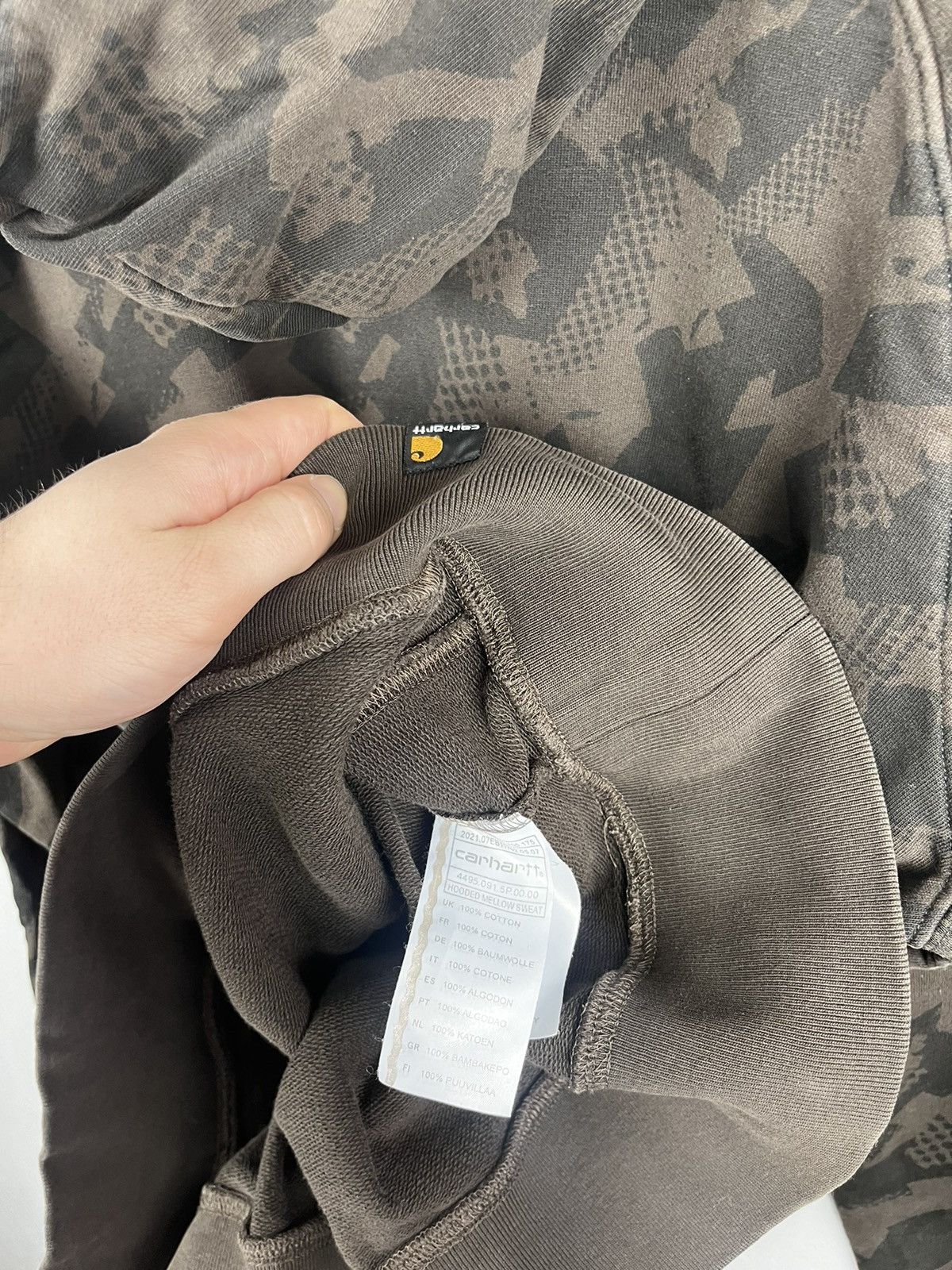 Carhartt × Carhartt Wip Carhartt brown hoodie vintage Size US XL / EU 56 / 4 - 9 Thumbnail
