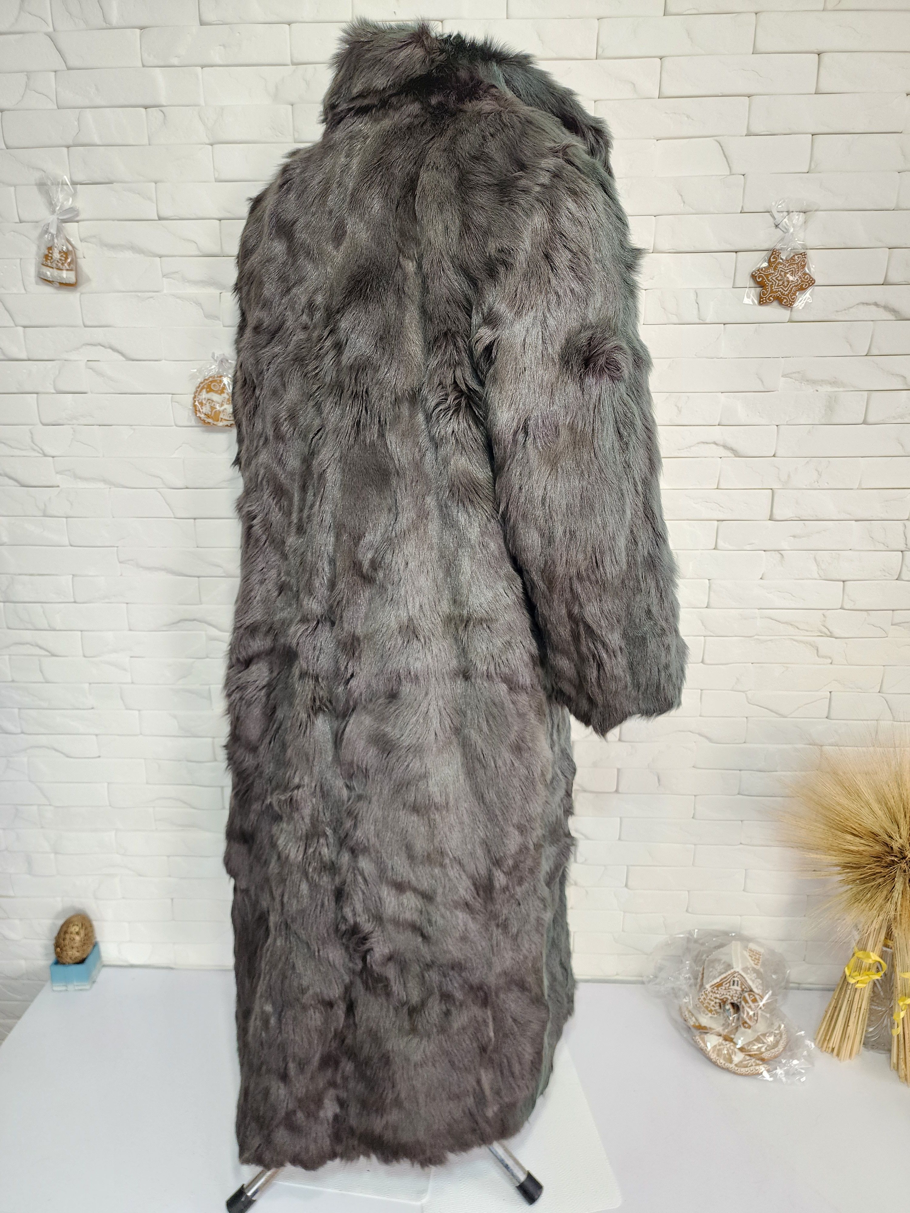 Furla Green Genuine Fur Coat: Women's Winter Coat Size XL / US 12-14 / IT 48-50 - 5 Thumbnail