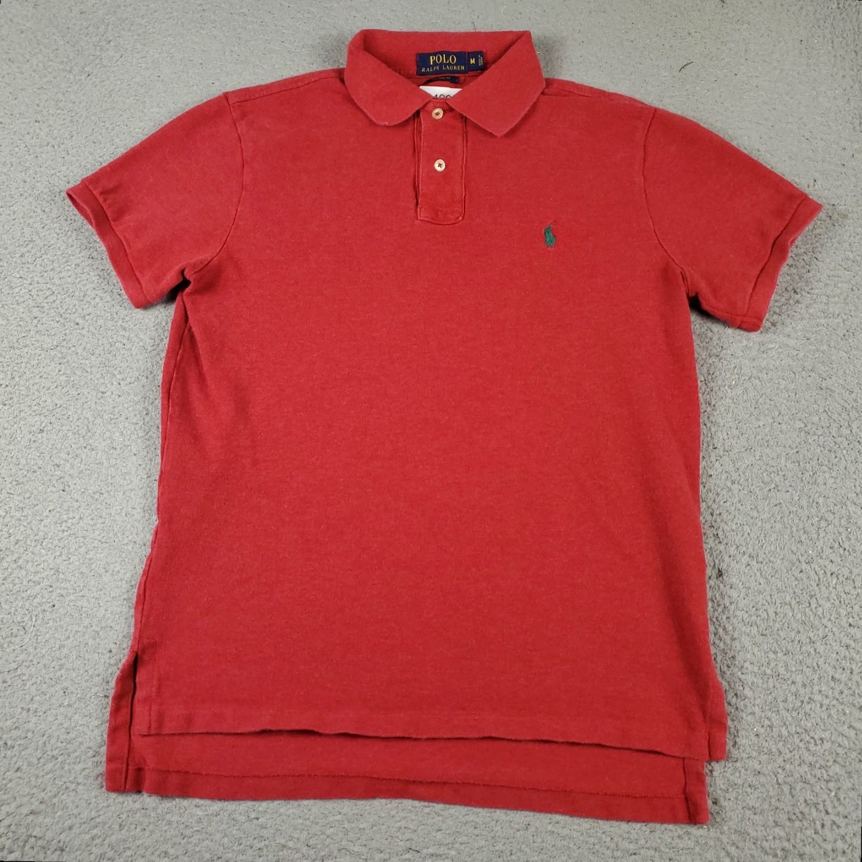 Ralph Lauren Ralph Lauren Polo Shirt Mens Medium Red Casual Short Sleeve Regular Fit Size US M / EU 48-50 / 2 - 3 Thumbnail