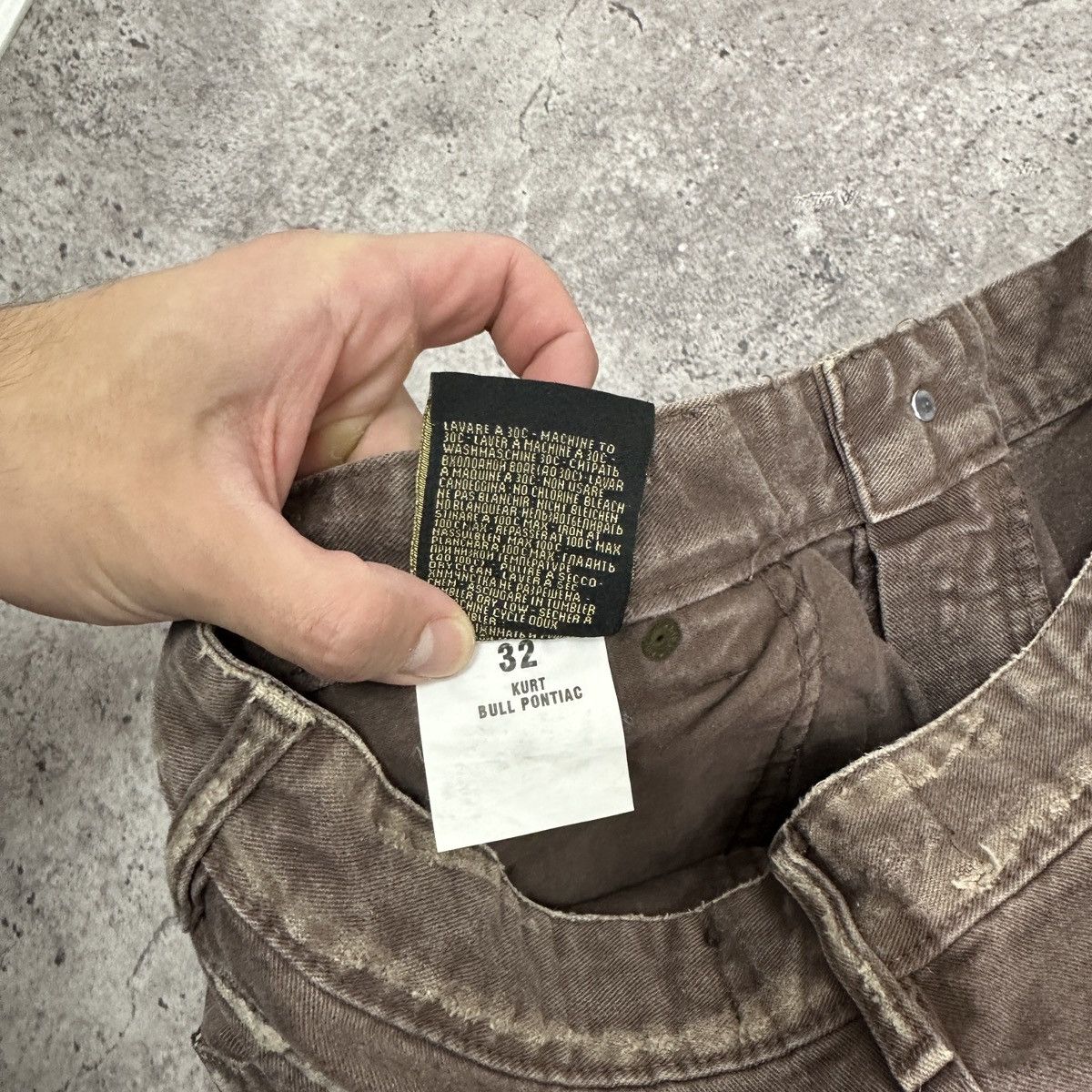 Vintage Vintage 90s Seven 7 Distressed Los Angeles jeans Kurt y2k og Size US 32 / EU 48 - 14 Thumbnail