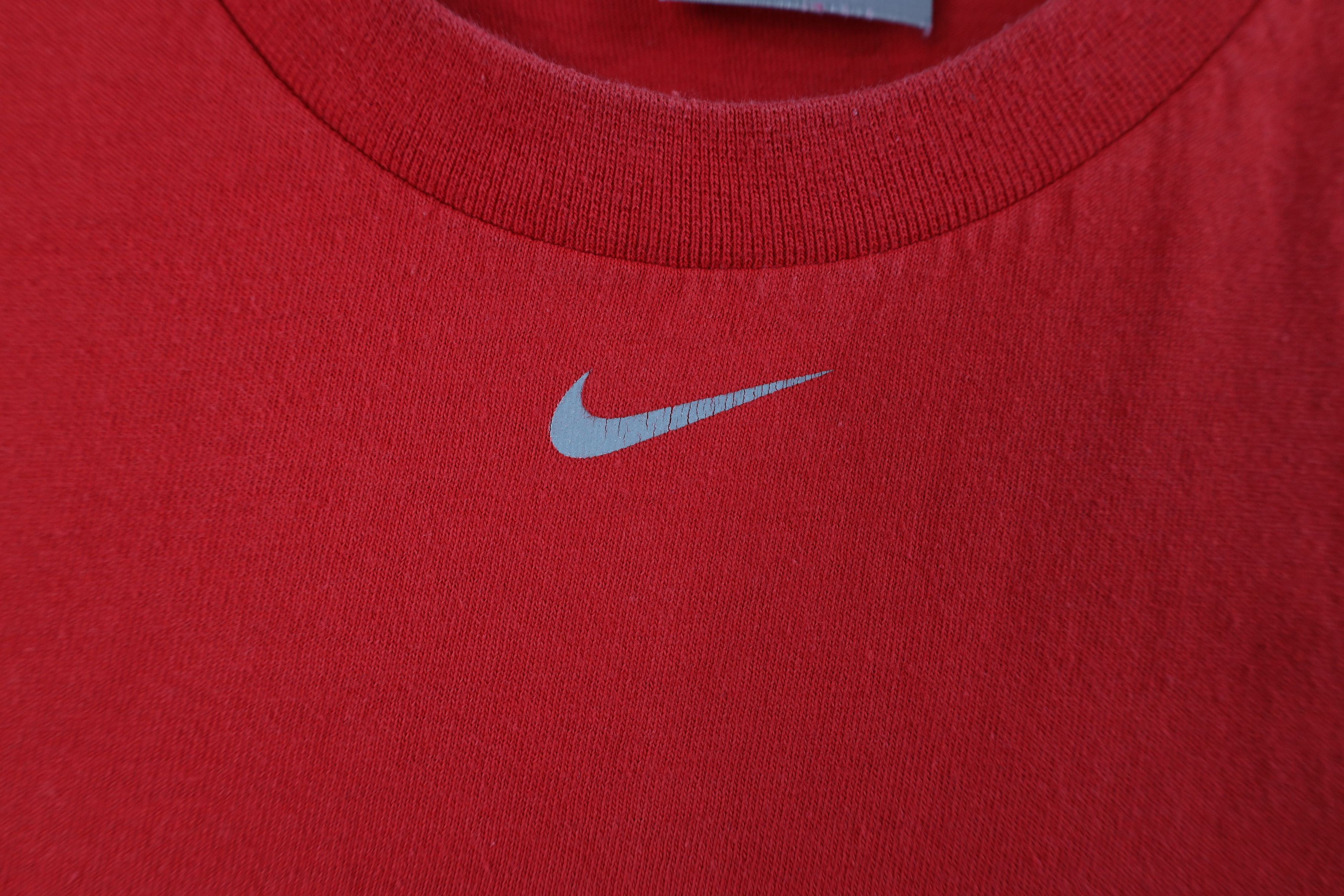 Nike Vintage Nike Swoosh Ohio State University Football T-Shirt Size US XL / EU 56 / 4 - 5 Thumbnail
