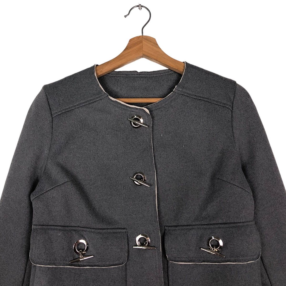 Japanese Brand 🔥Cropped Biker Jacket Double Standard Clothing Japan Size US M / EU 48-50 / 2 - 3 Thumbnail