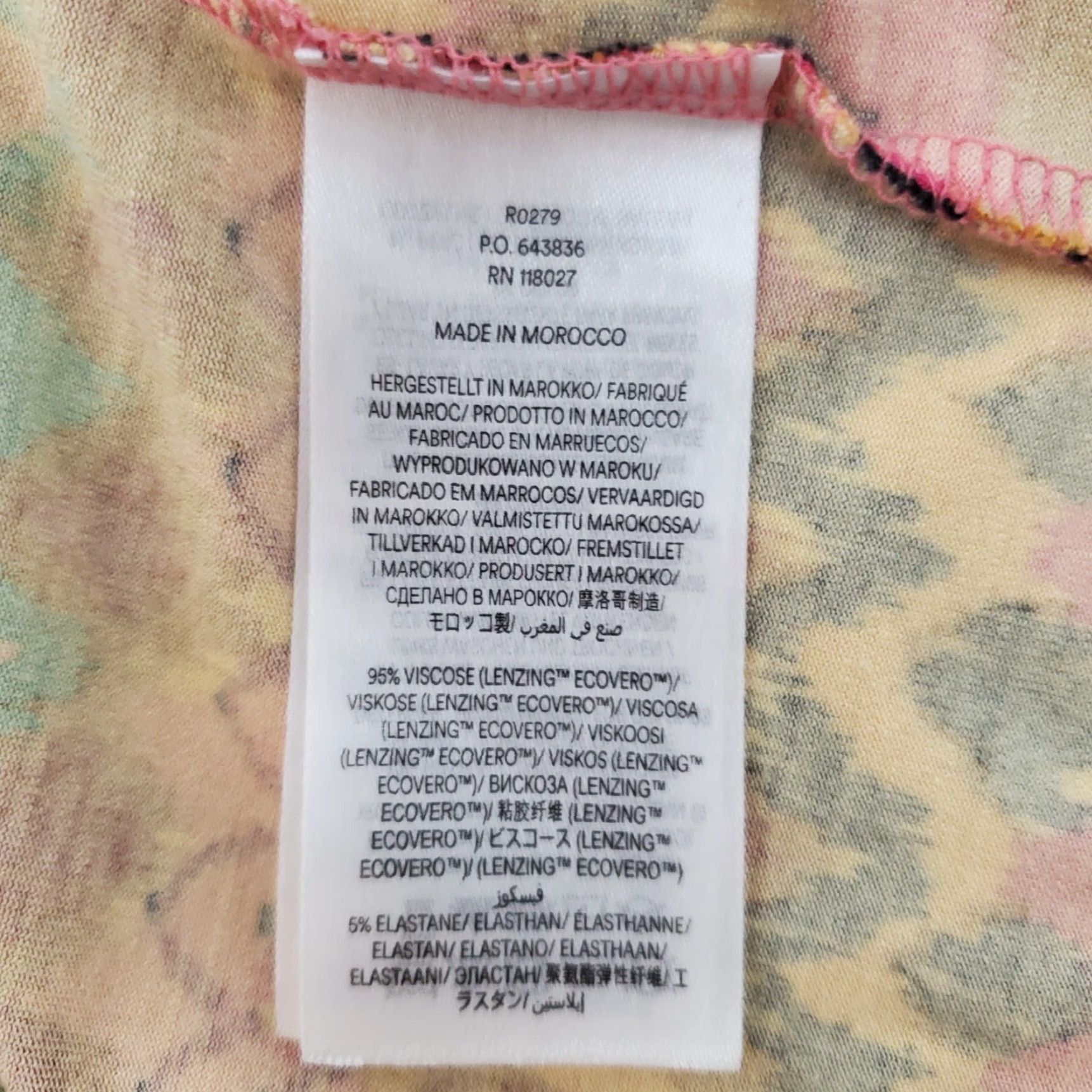 Boden Boden Skirt Women 10 Regular Midi Multicolor Ikat Print Jersey Stretch Elastic Waist Slit Bohemian Size L / US 10 / IT 46 - 7 Thumbnail