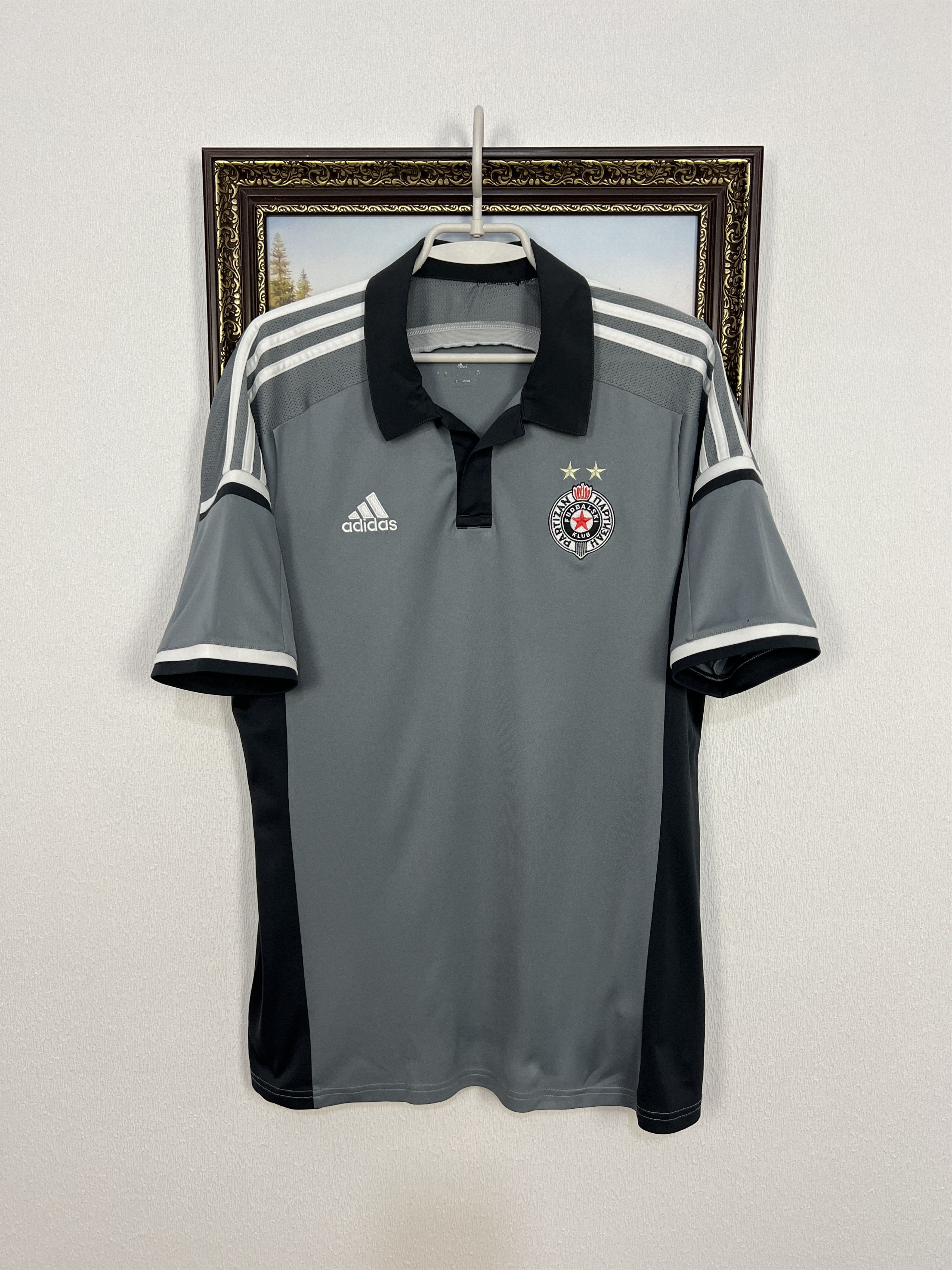 Adidas Partizan Belgrade Away football shirt 2014 Soccer Adidas Size US M / EU 48-50 / 2 - 1 Thumbnail