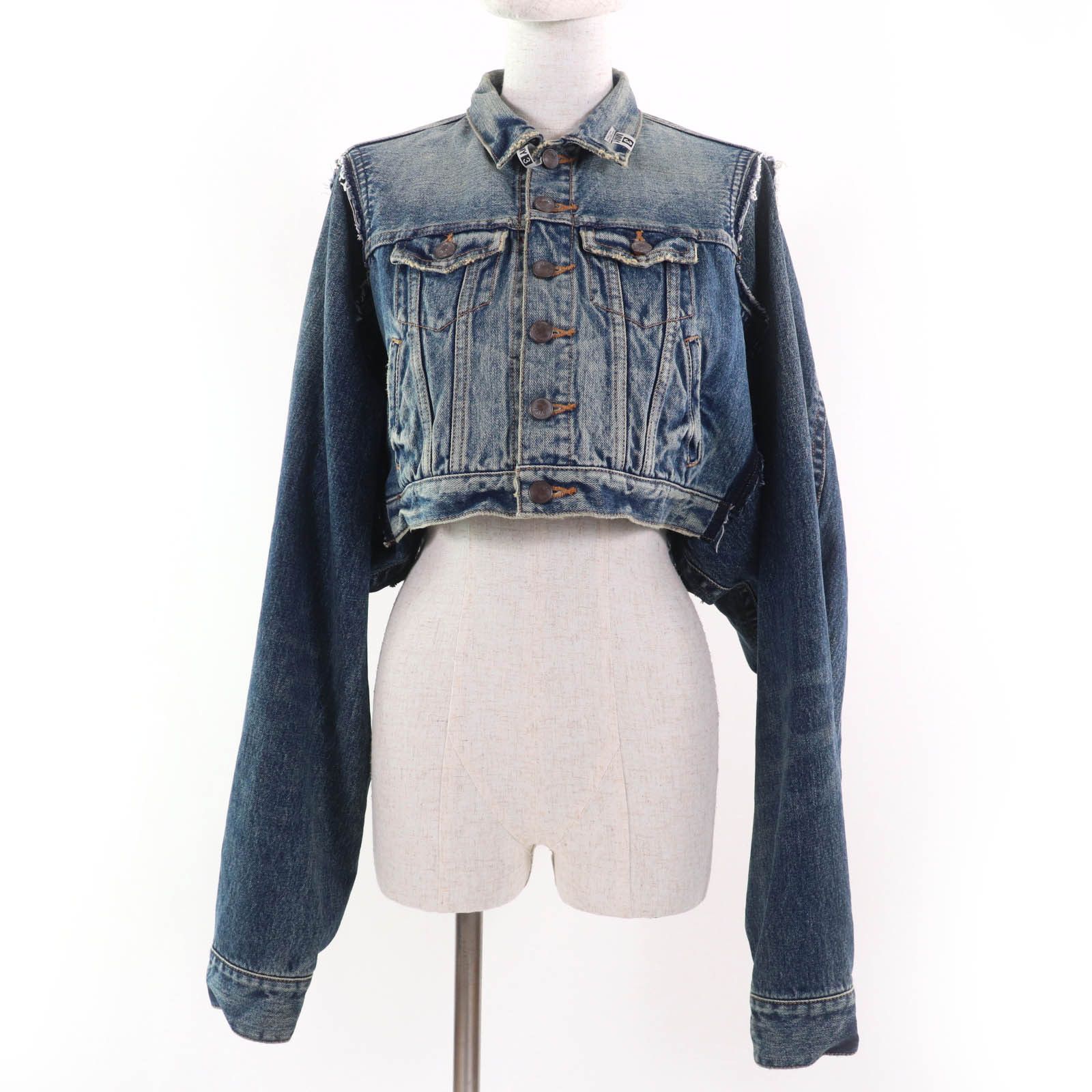Other Other Maison MIHARA YASUHIRO Denim Jacket Cotton Denim Jacket Cotton Outerwear B14BL063 Size ONE SIZE - 1 Thumbnail