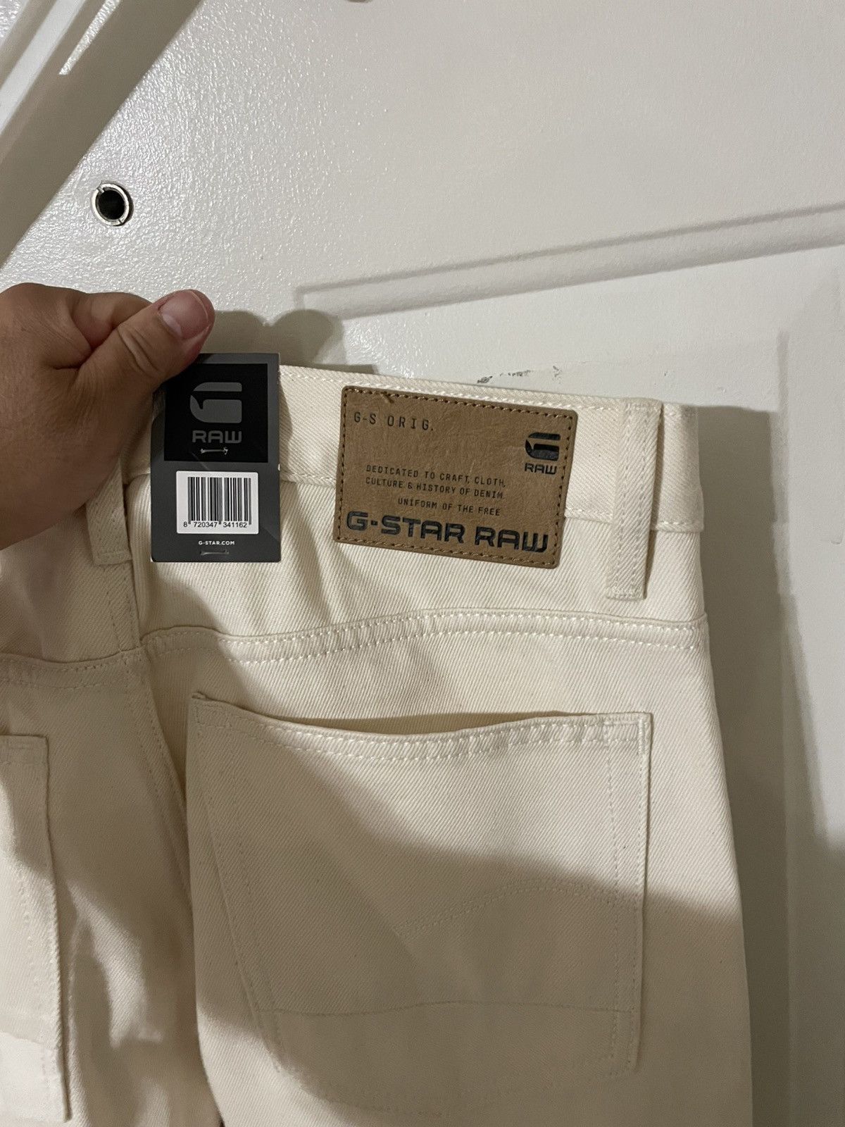 G-Star Triple A Regular Straight leg Gold denim jeans nwt 180.00 Size US 32 / EU 48 - 9 Thumbnail