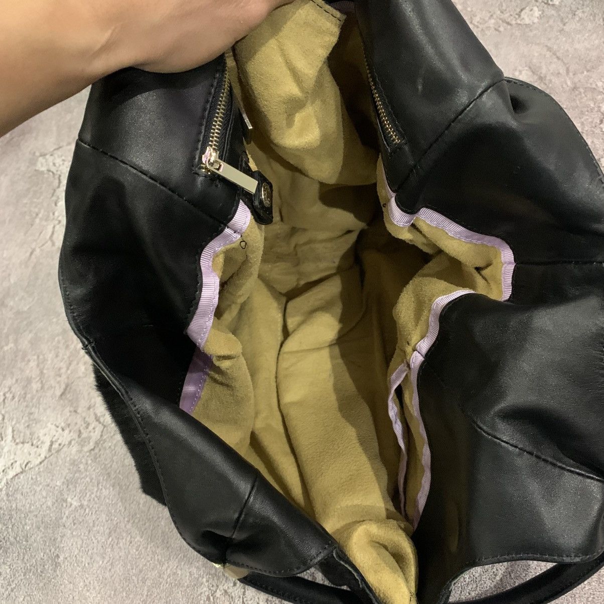 Jimmy Choo Jimmy Choo Black Fur Leather Bag Size ONE SIZE - 16 Thumbnail