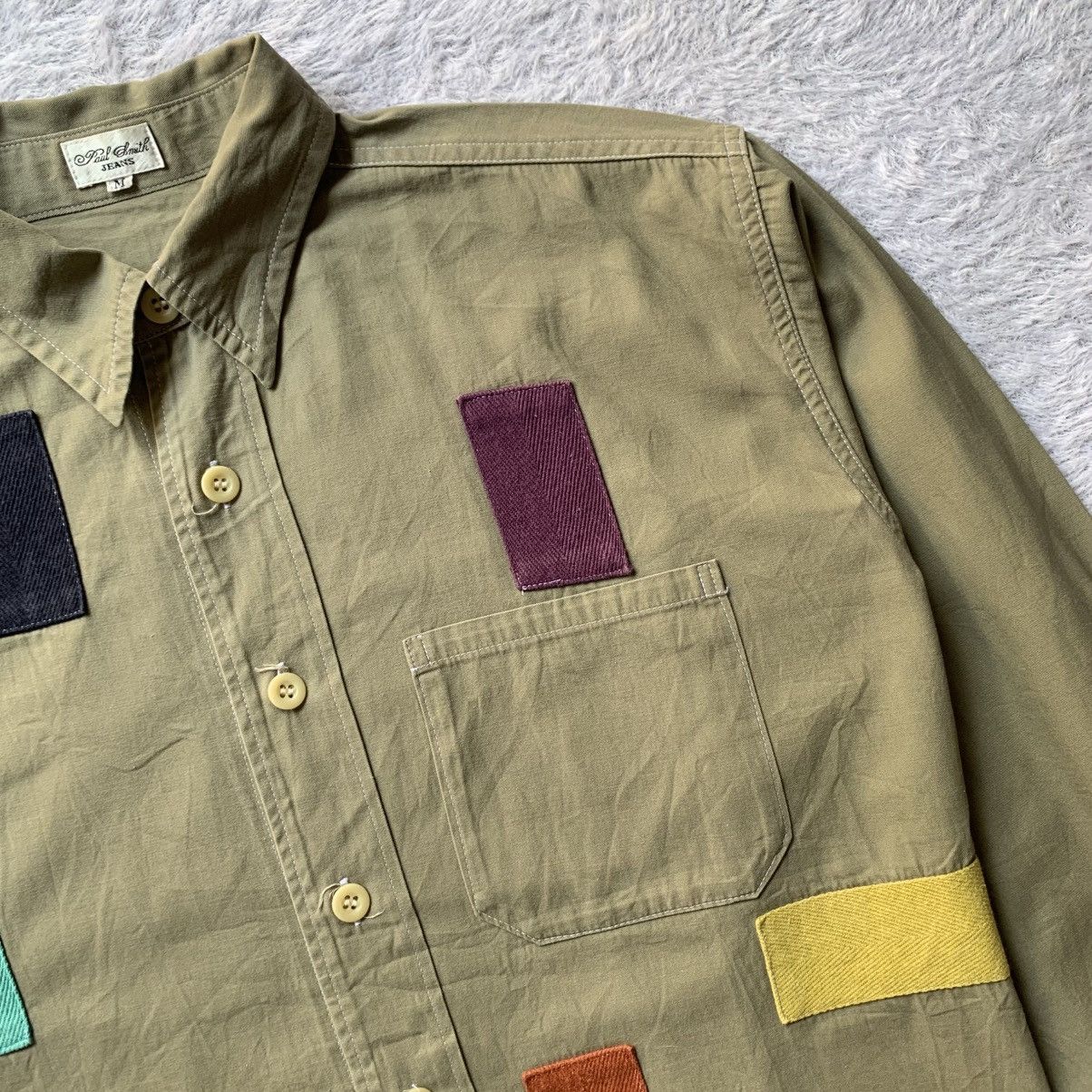 Paul Smith Vintage Paul Smith random patches heavy cotton M Regular Size US M / EU 48-50 / 2 - 3 Thumbnail