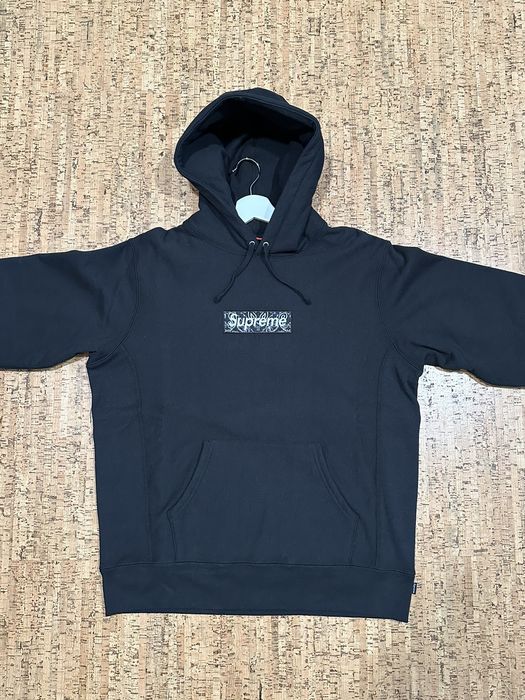 Supreme FW19 Supreme Bandana Box Logo Hoodie / Hooded