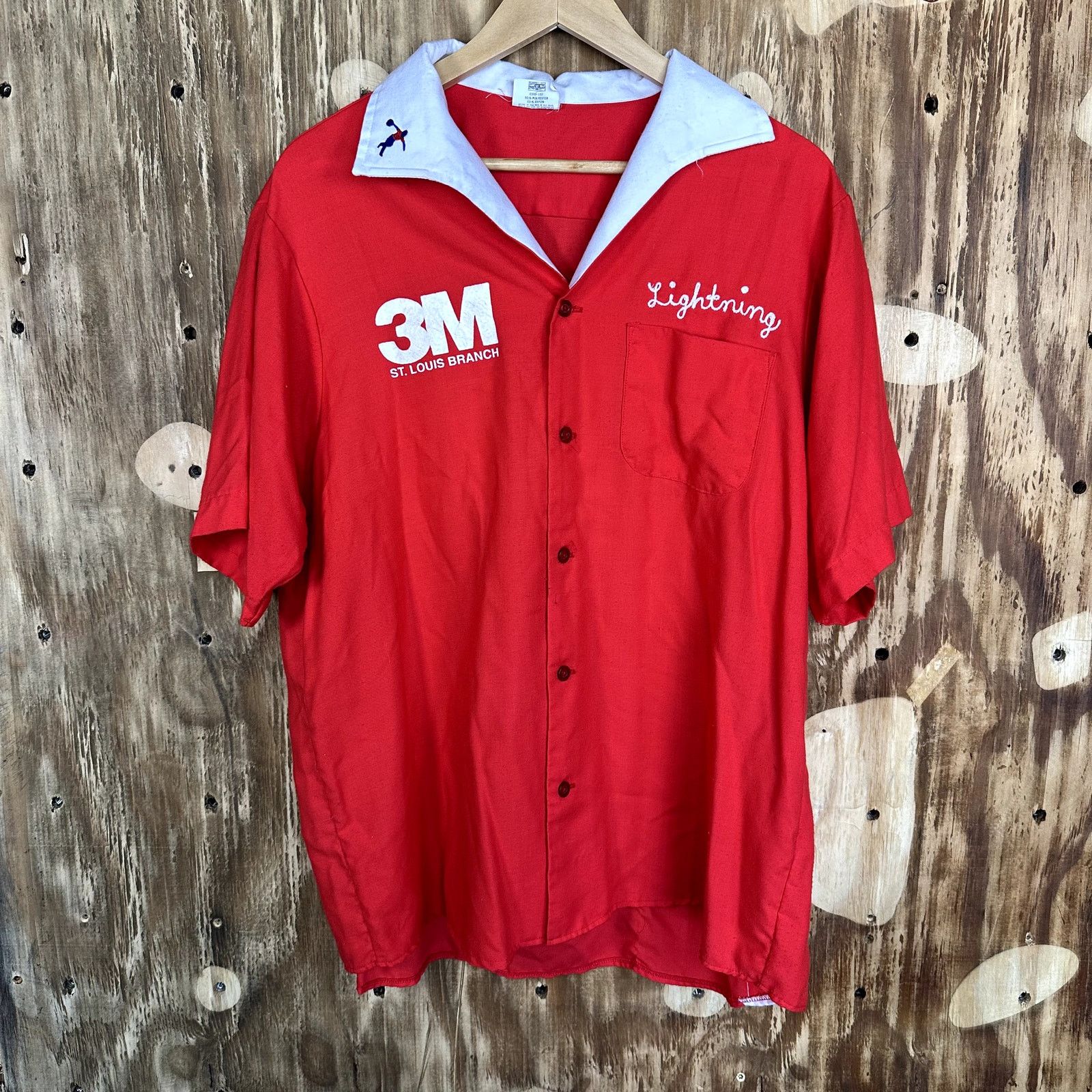Japanese Brand × Vintage Vintage Bowling Shirt King Louie Chain Stitched Size XL Size US XL / EU 56 / 4 - 1 Thumbnail