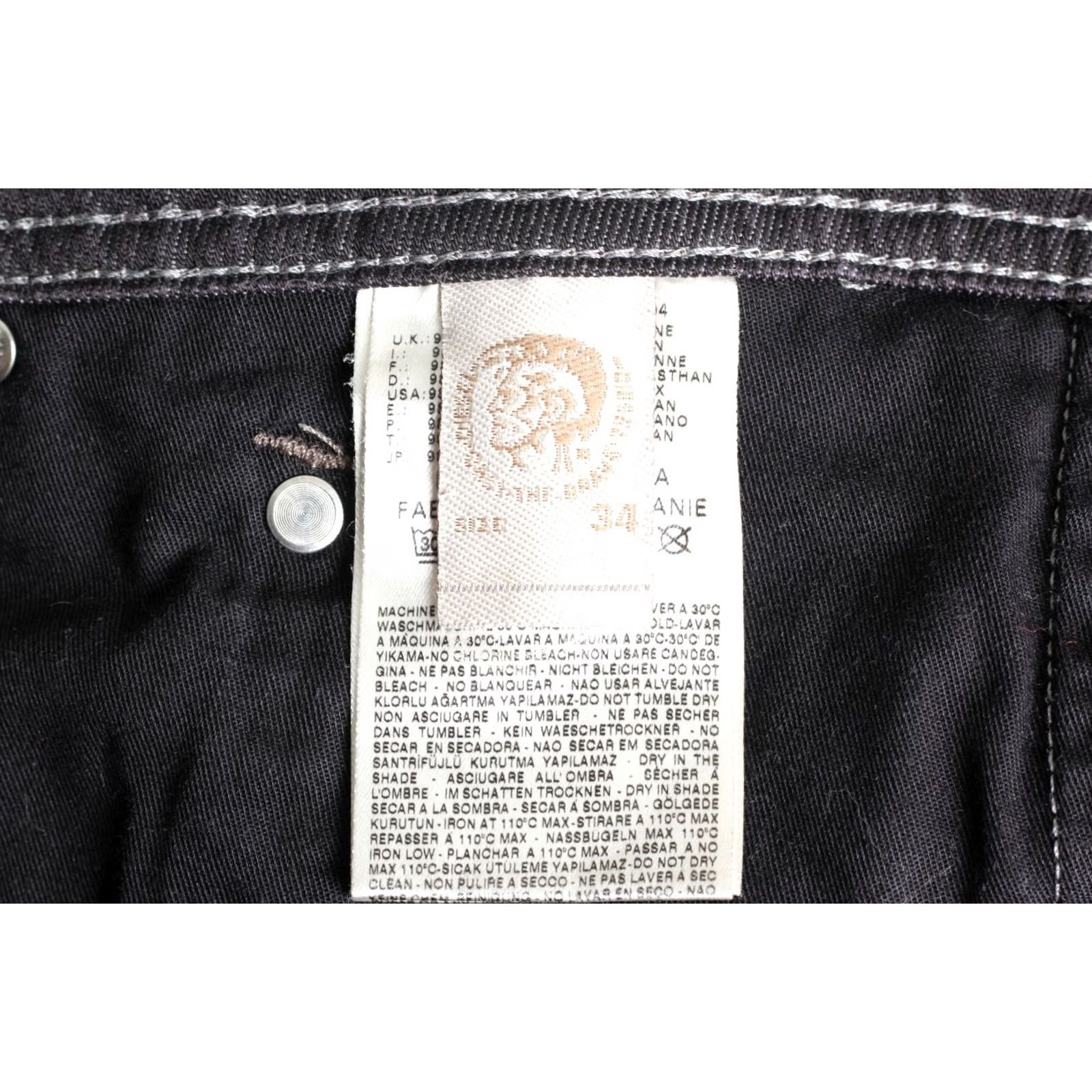 Diesel DIESEL DARRON 0064U Jeans Men Size W34 L34 Regular Slim Tapered Stretch DZ7293 Size US 34 / EU 50 - 7 Thumbnail