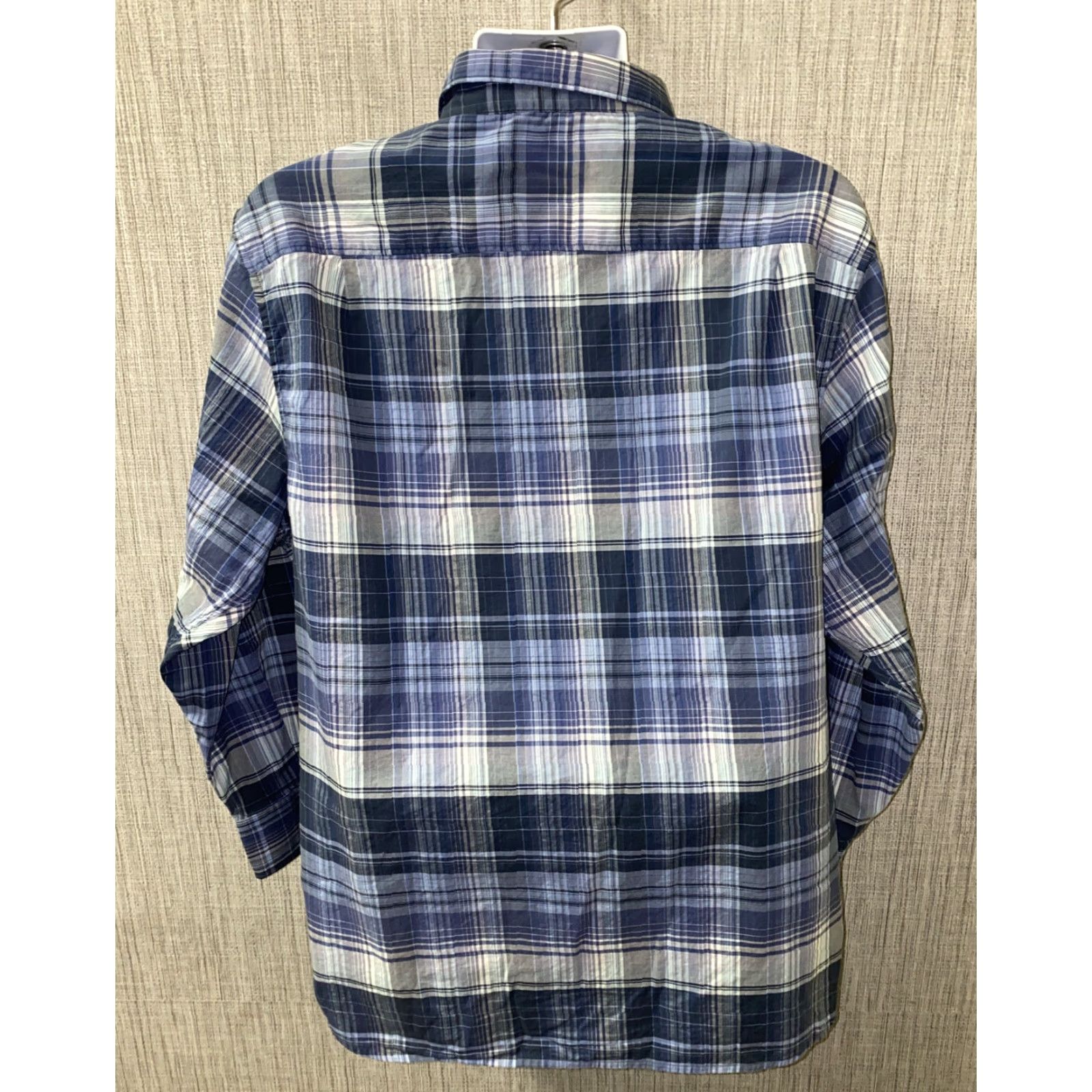 Tommy Bahama Tommy Bahama Shirt Mens XL Button-Up Blue Plaid Long Sleeve Button Front Collared Regular Size US XL / EU 56 / 4 - 5 Thumbnail