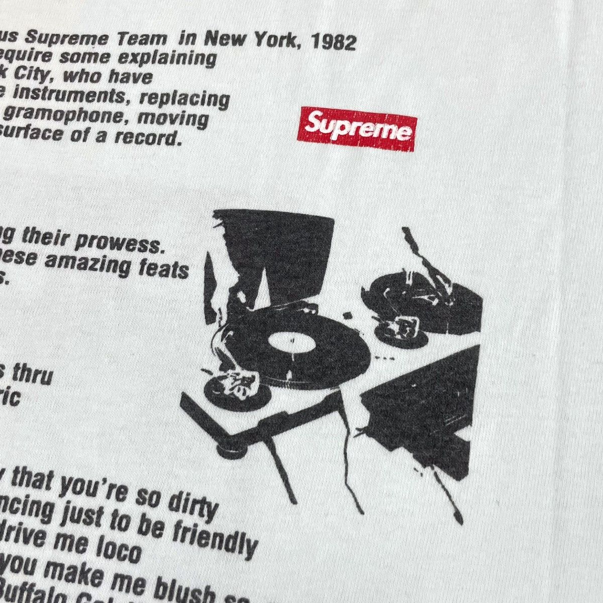 Supreme SS09 Supreme X Malcom Mclaren "Buffalo Gals" Tee Size US L / EU 52-54 / 3 - 10 Thumbnail