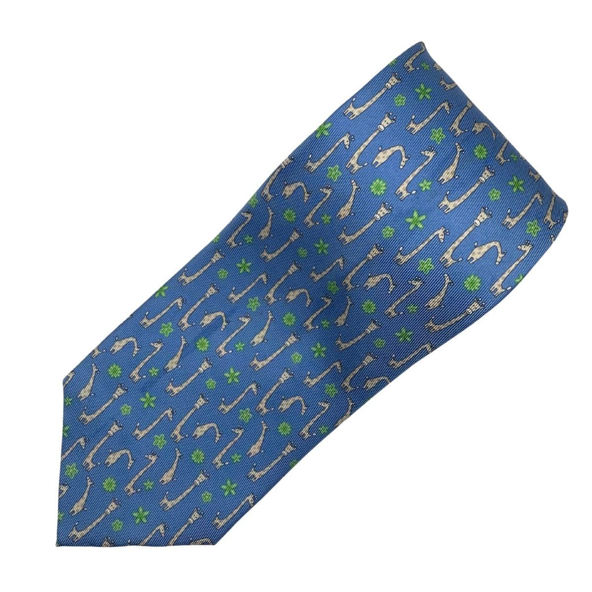 Salvatore Ferragamo Salvatore Ferragamo Silk Tie, Blue, Made in Italy Size ONE SIZE - 2 Thumbnail