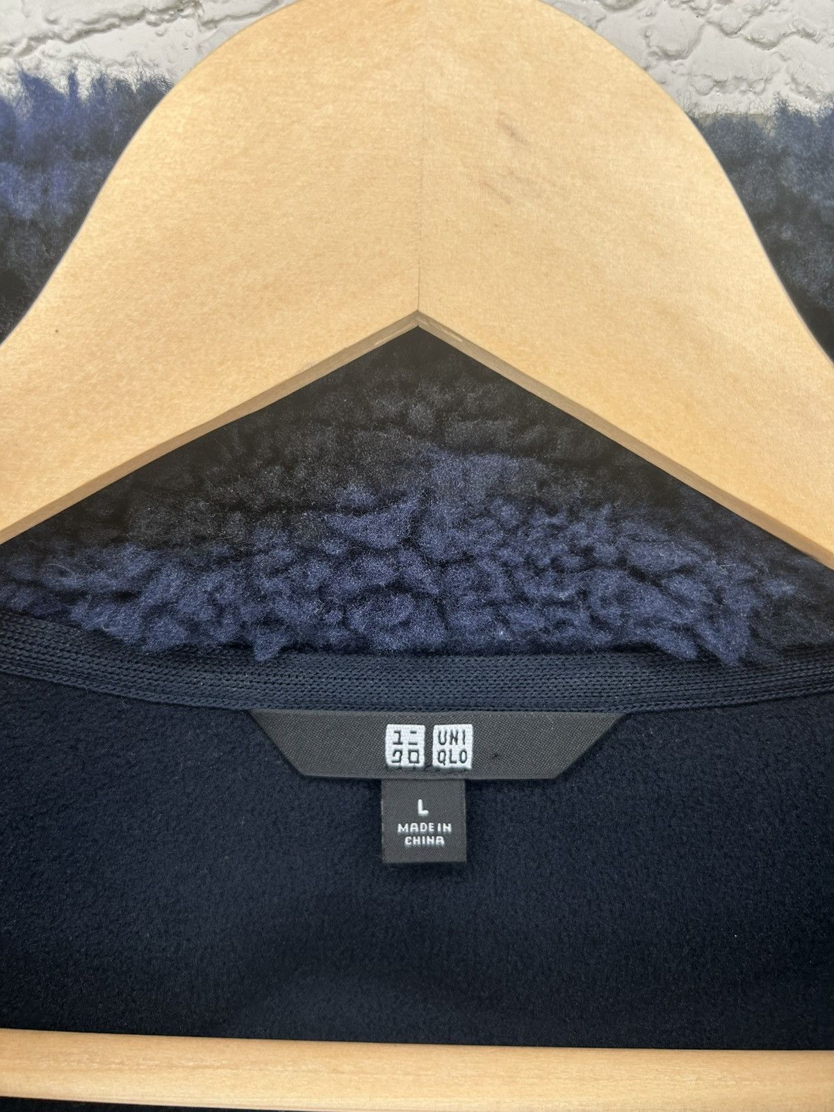 Uniqlo Uniqlo Deep Pile Blue Camo Sherpa Fleece Jacket Size US L / EU 52-54 / 3 - 8 Thumbnail