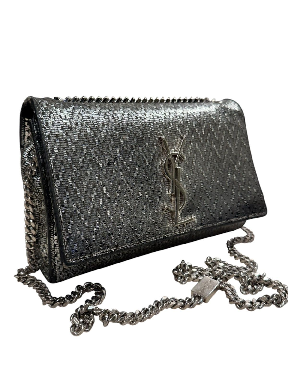 Saint Laurent Paris Saint laurent silver cross body chain bag Size ONE SIZE - 3 Thumbnail