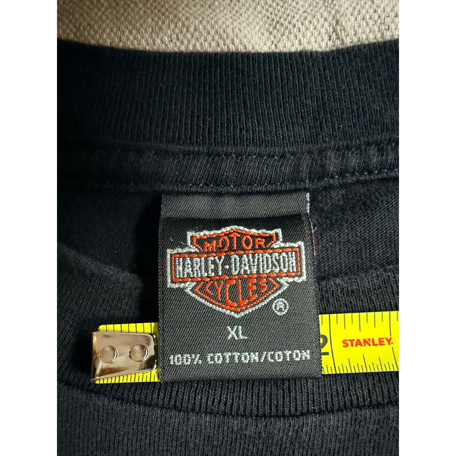 Harley Davidson Vintage Harley Davidson Midnight Rider Tee Large Made in USA Size US XL / EU 56 / 4 - 6 Thumbnail