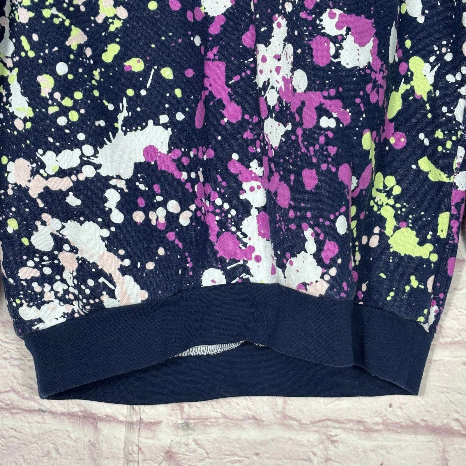 Other DSG Splatter Print Half-Zip Sweatshirt Girls XL Size XL / US 12-14 / IT 48-50 - 3 Thumbnail