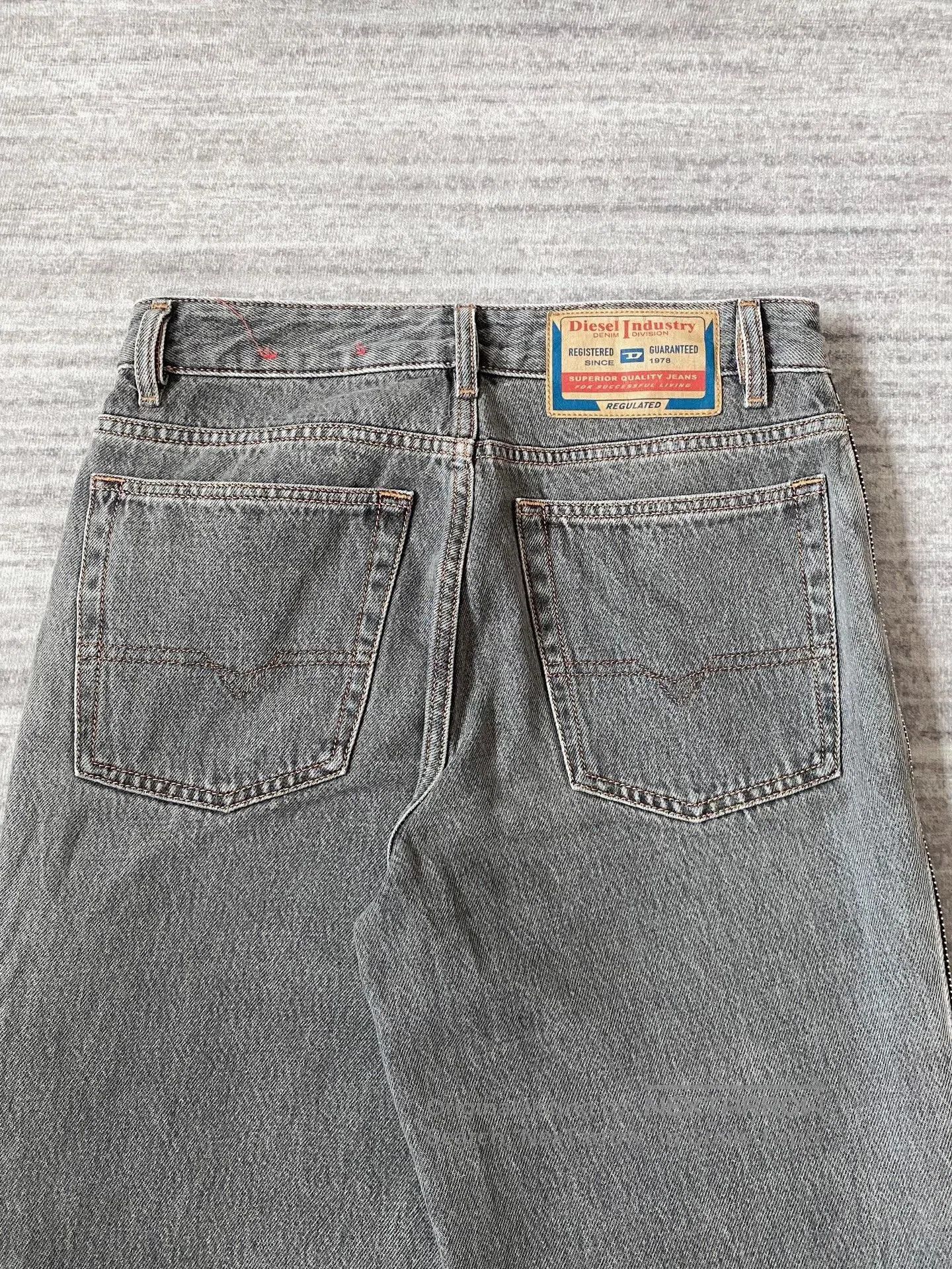 Y/Project diesel gray red zipper flared jeans. Size US 29 - 5 Thumbnail