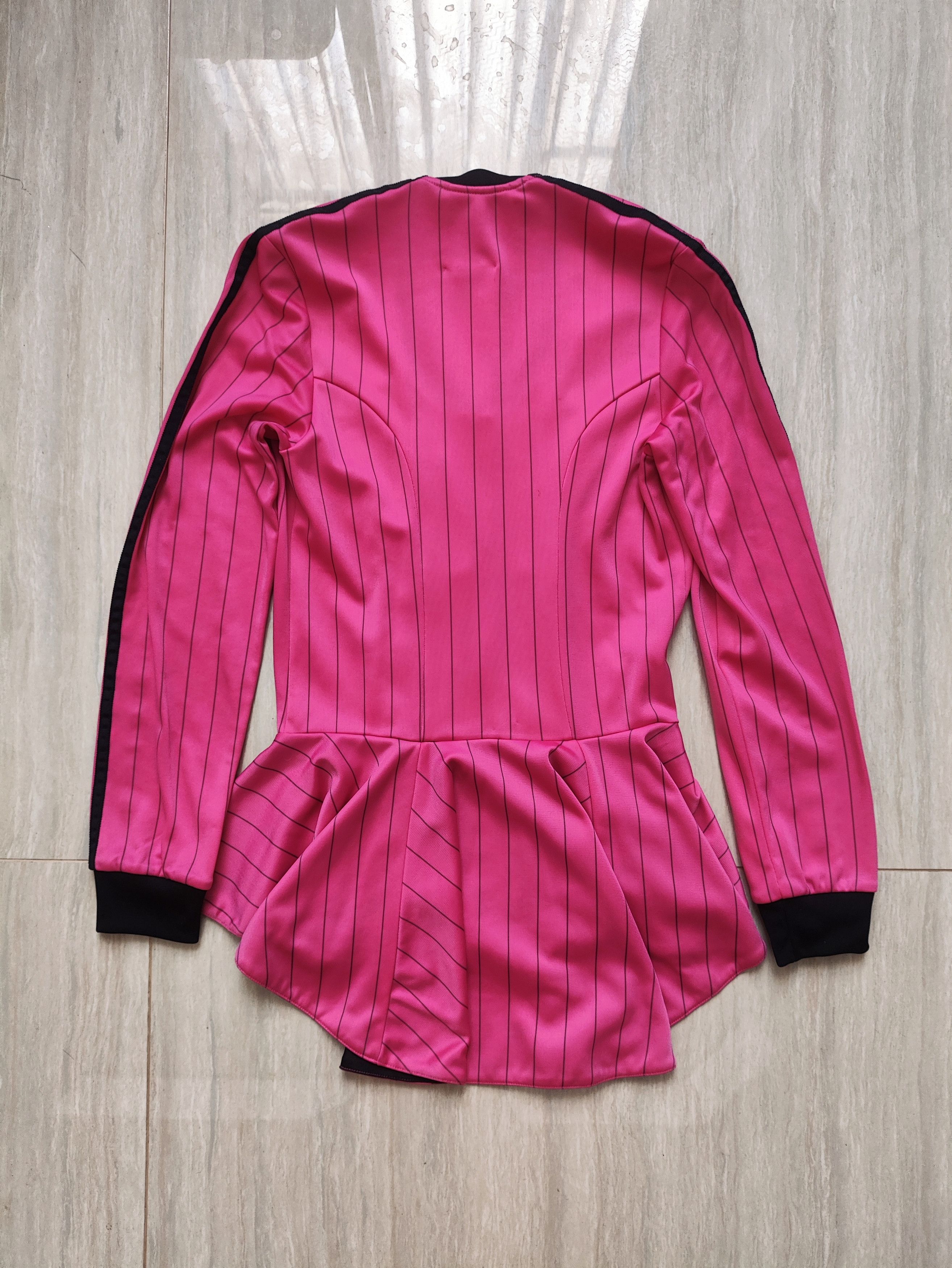 Adidas × Jeremy Scott Jeremy Scott Archive striped pink tailcoat jacket Size S / US 4 / IT 40 - 2 Thumbnail
