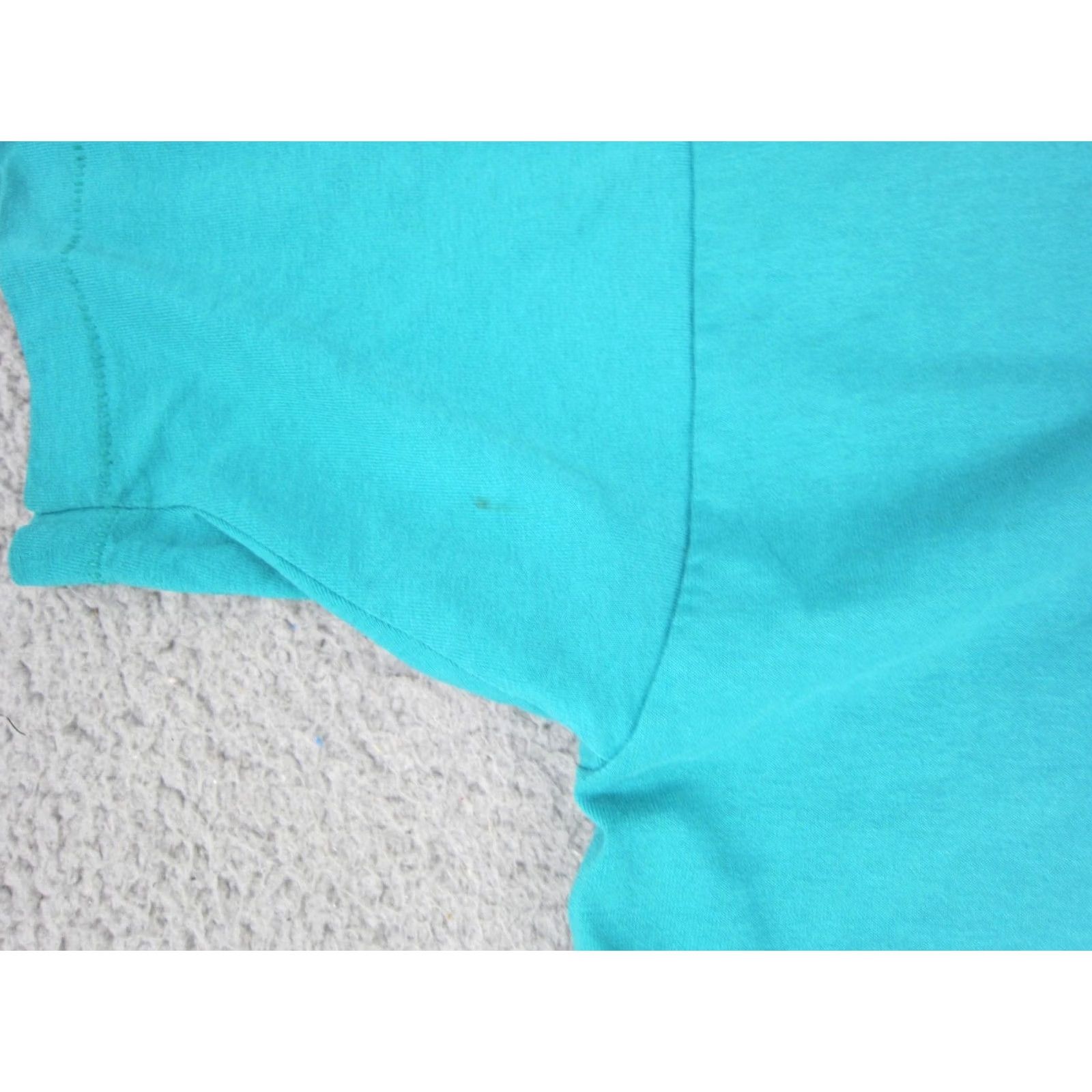 Fruit Of The Loom VINTAGE Fruit of the Loom Shirt Mens 2XL Blue Single Stitch Made in USA 90s Size US XXL / EU 58 / 5 - 7 Thumbnail